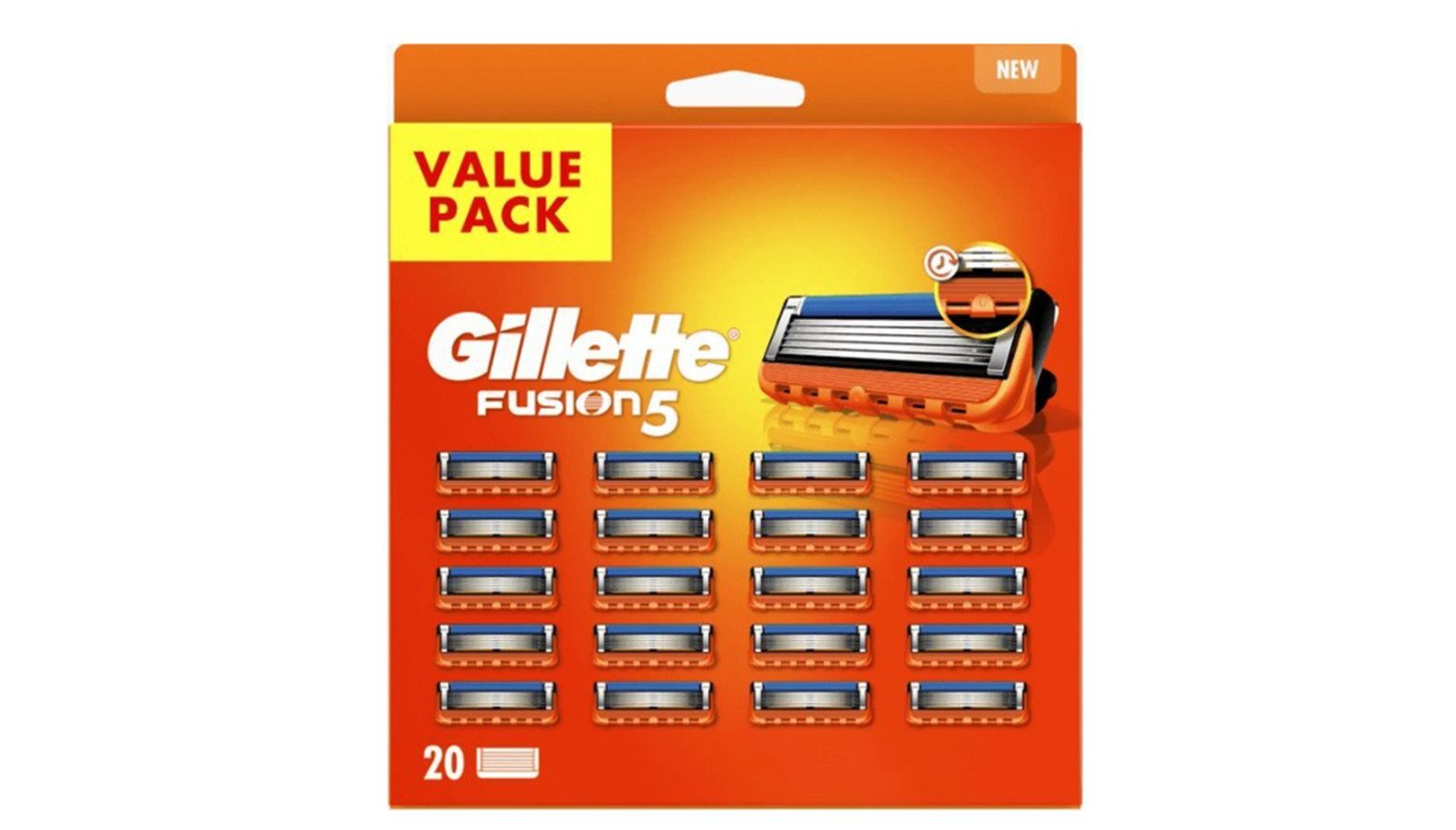 Gillette Rasierklingen Fusion5, 20-tlg.
