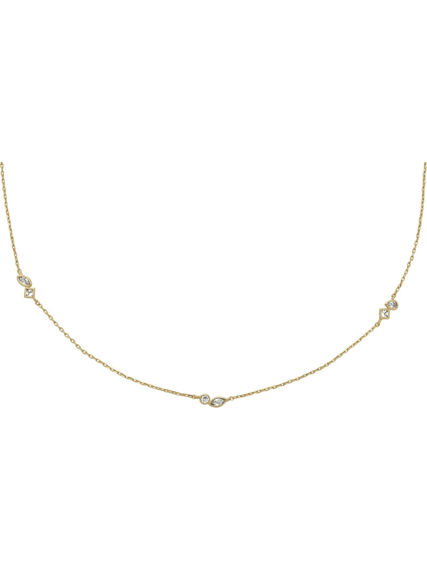 Fossil Collier Fossil Damen-Kette Metall...