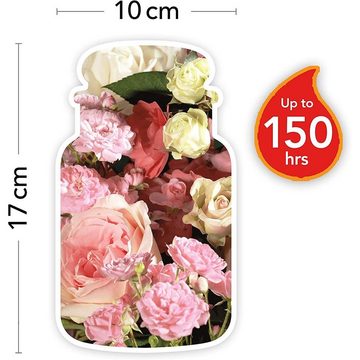 Yankee Candle Duftkerze Fresh Cut Roses, im Glas, mit Rosenduft, Brenndauer bis 150 Stunden