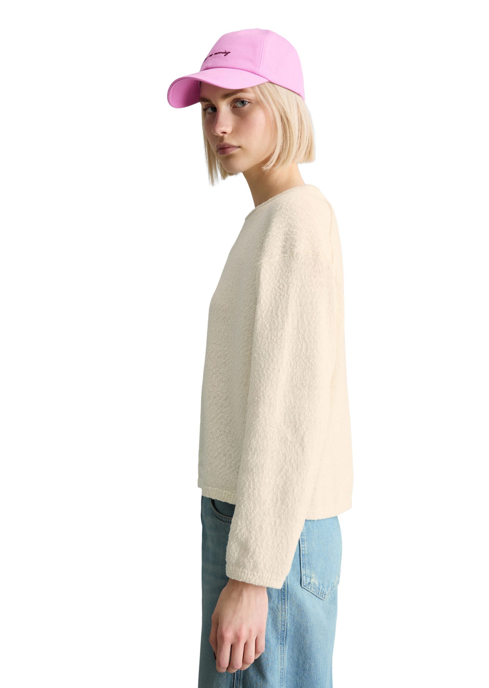 Marc O'Polo DENIM Strickpullover aus Cotton Slub Garn