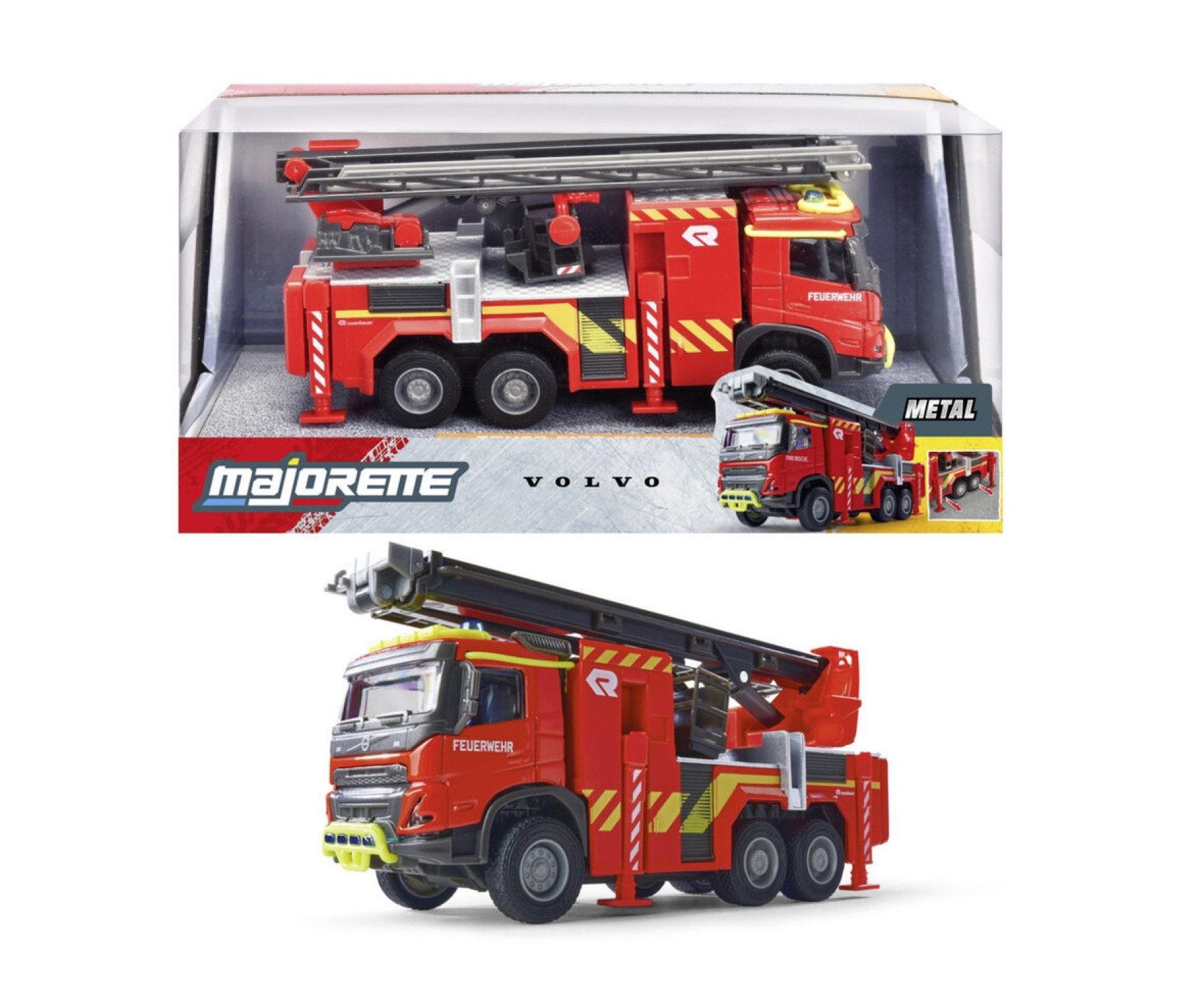majORETTE Spielzeug-Feuerwehr Volvo FMX