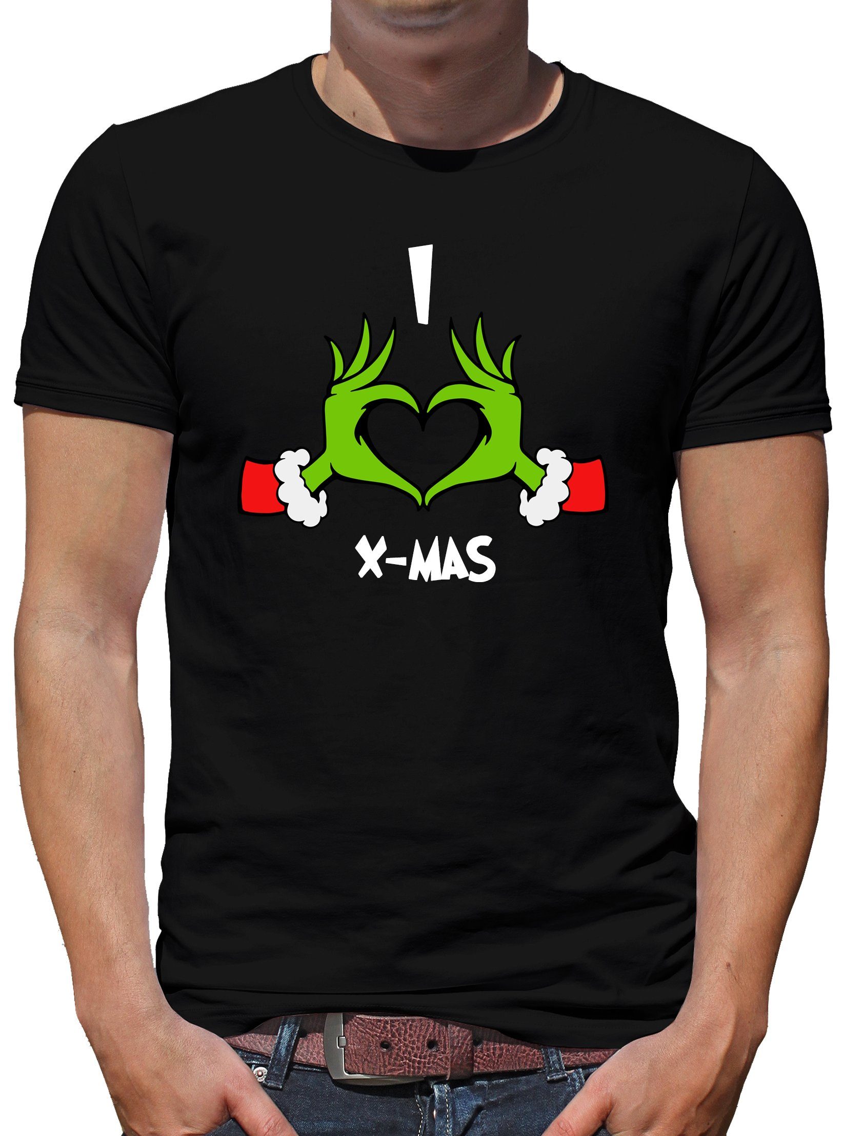 TShirt-People Print-Shirt I love X-Mas T-Shirt Herren