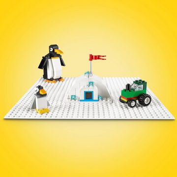 LEGO® Konstruktionsspielsteine Weiße Bauplatte (11026), LEGO® Classic, (1 St), Made in Europe