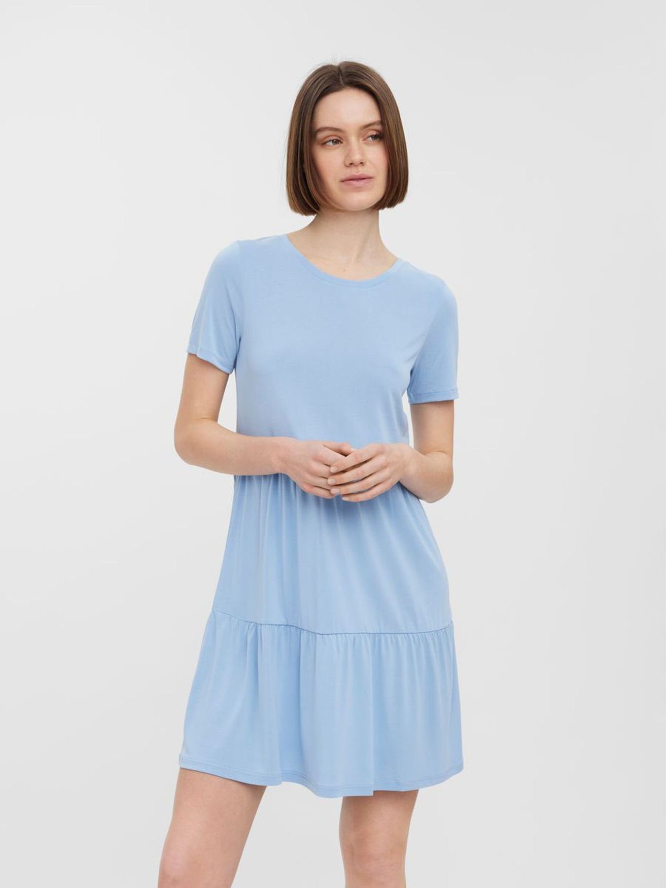 Vero Moda Shirtkleid (kurz, 1-tlg) VMFILLI CALIA SS SHORT DRESS GA NOOS günstig online kaufen
