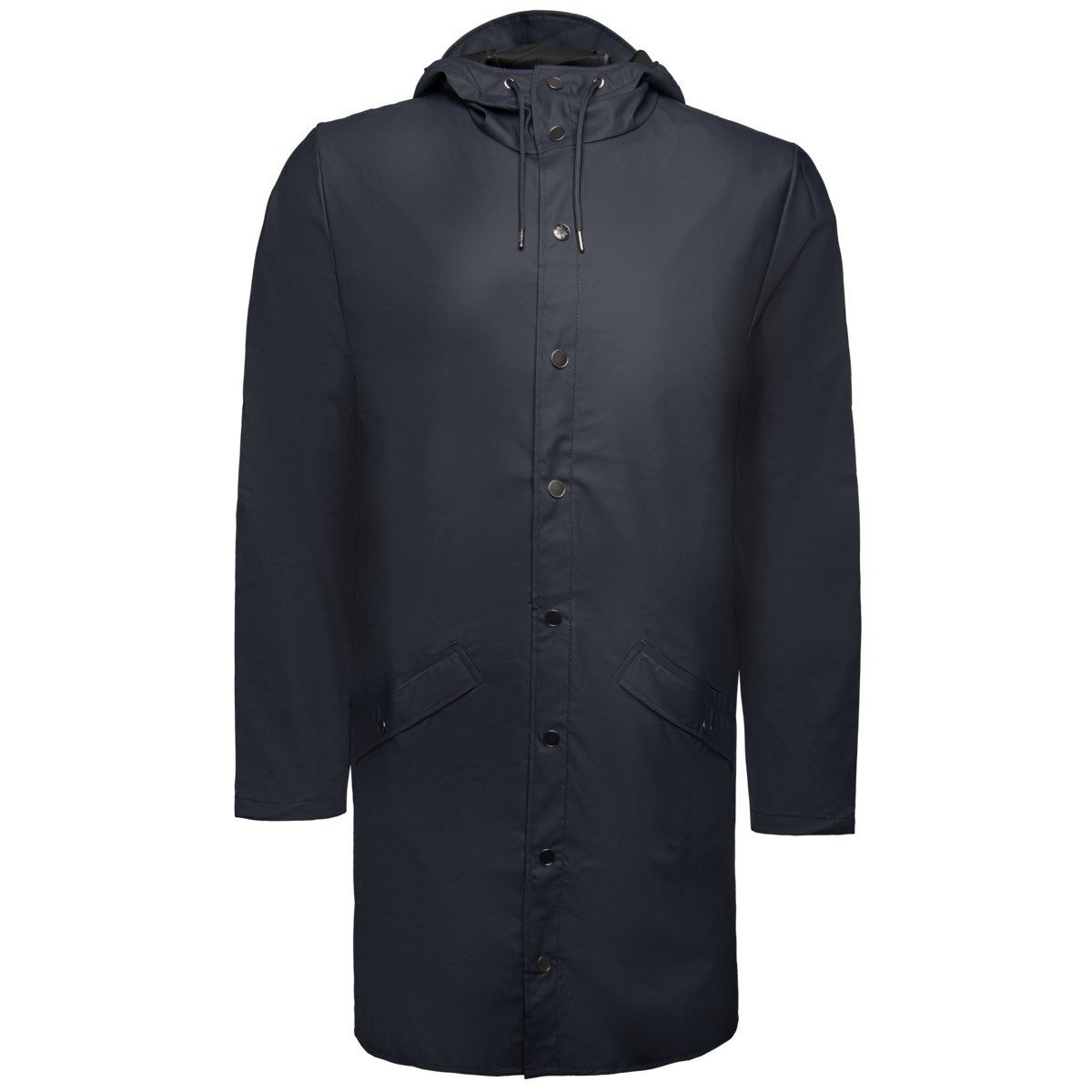 Rains Regenjacke Long Jacket W3 Unisex Erwachsene Regenmantel, Kapuze, Jacket, Anorak, Regenbekleidung