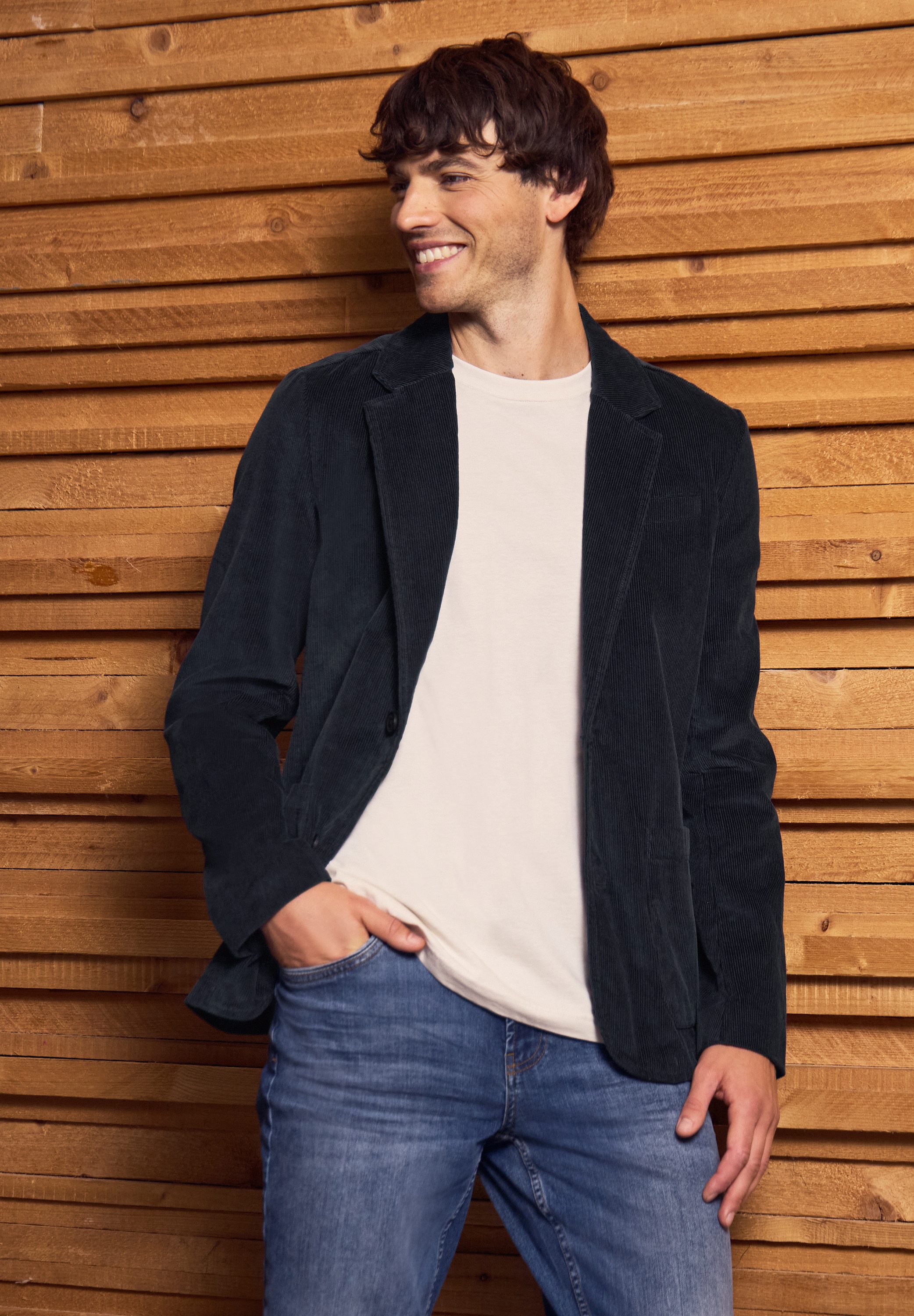 STREET ONE MEN Sakko in Cord-Optik