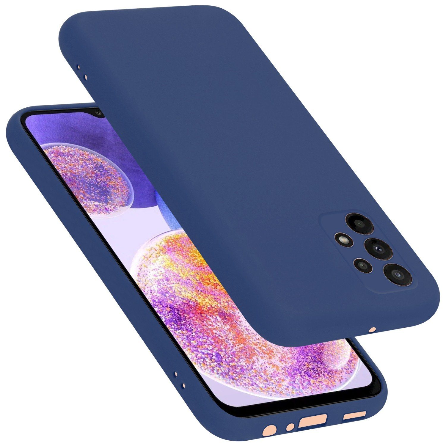 Cadorabo Handyhülle für Samsung Galaxy A23 4G / 5G Hülle Samsung Galaxy A23 4G / 5G, Flexible Hülle TPU Silikon Schutzhülle Back Cover Case