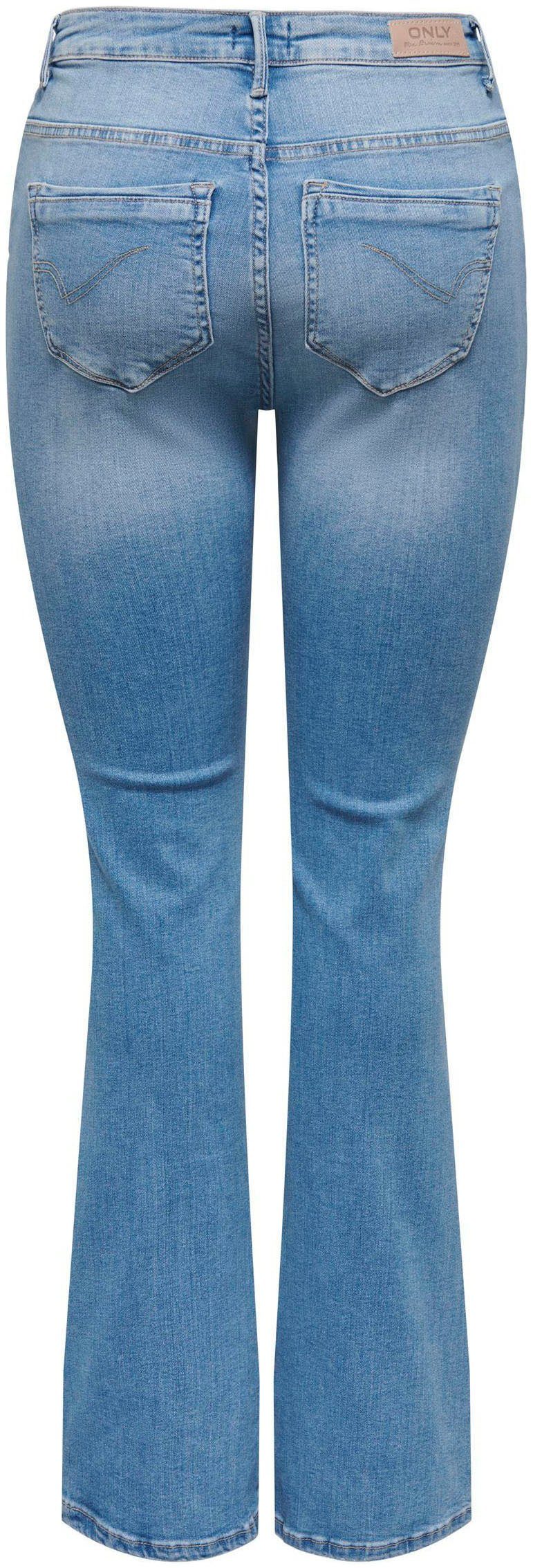 ONLPAOLA Bootcut-Jeans FLARED DESTROY MID ONLY AZ WAIST