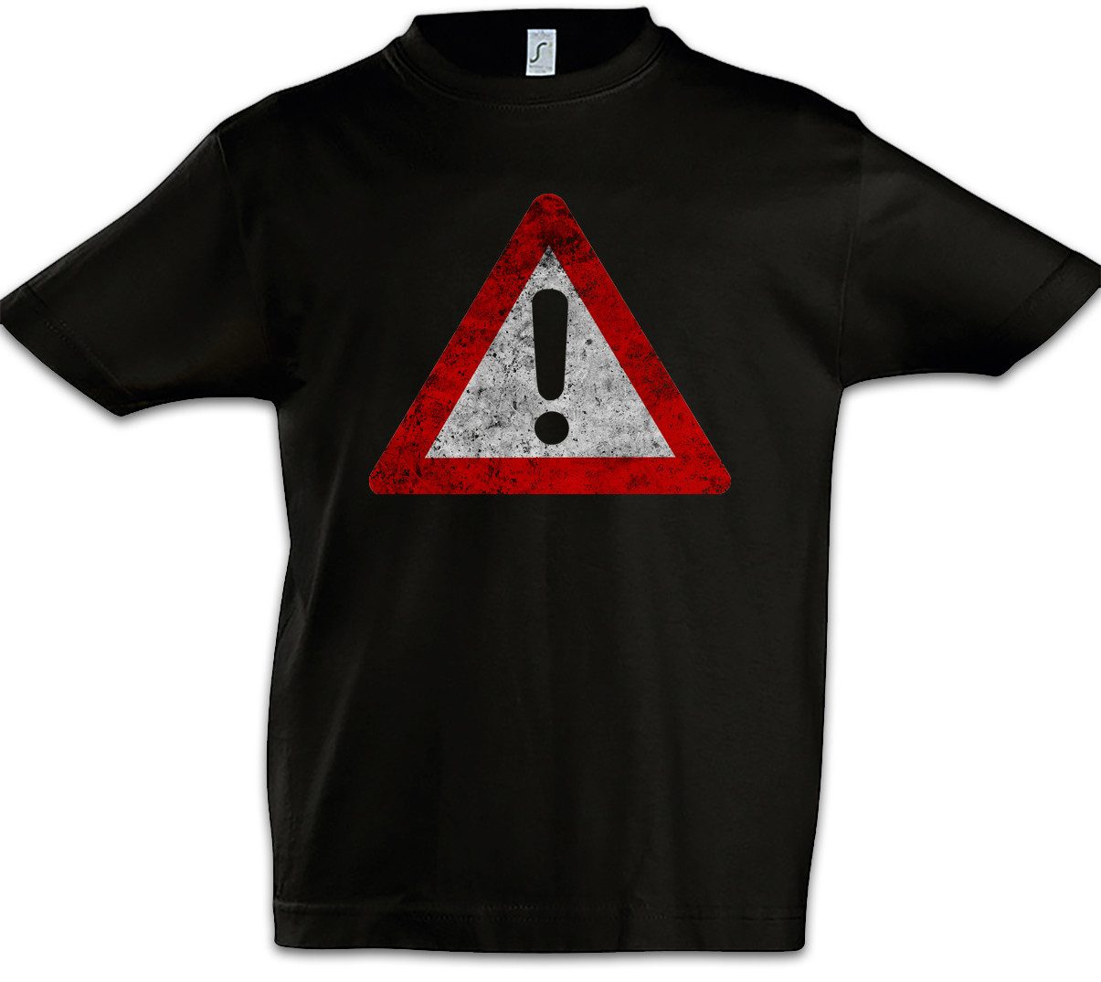 Urban Backwoods Print-Shirt Warning Sign II Kinder T-Shirt Symbol Logo Insignia USA Zeichen (1-tlg) Caution Danger Biohazard Restricted