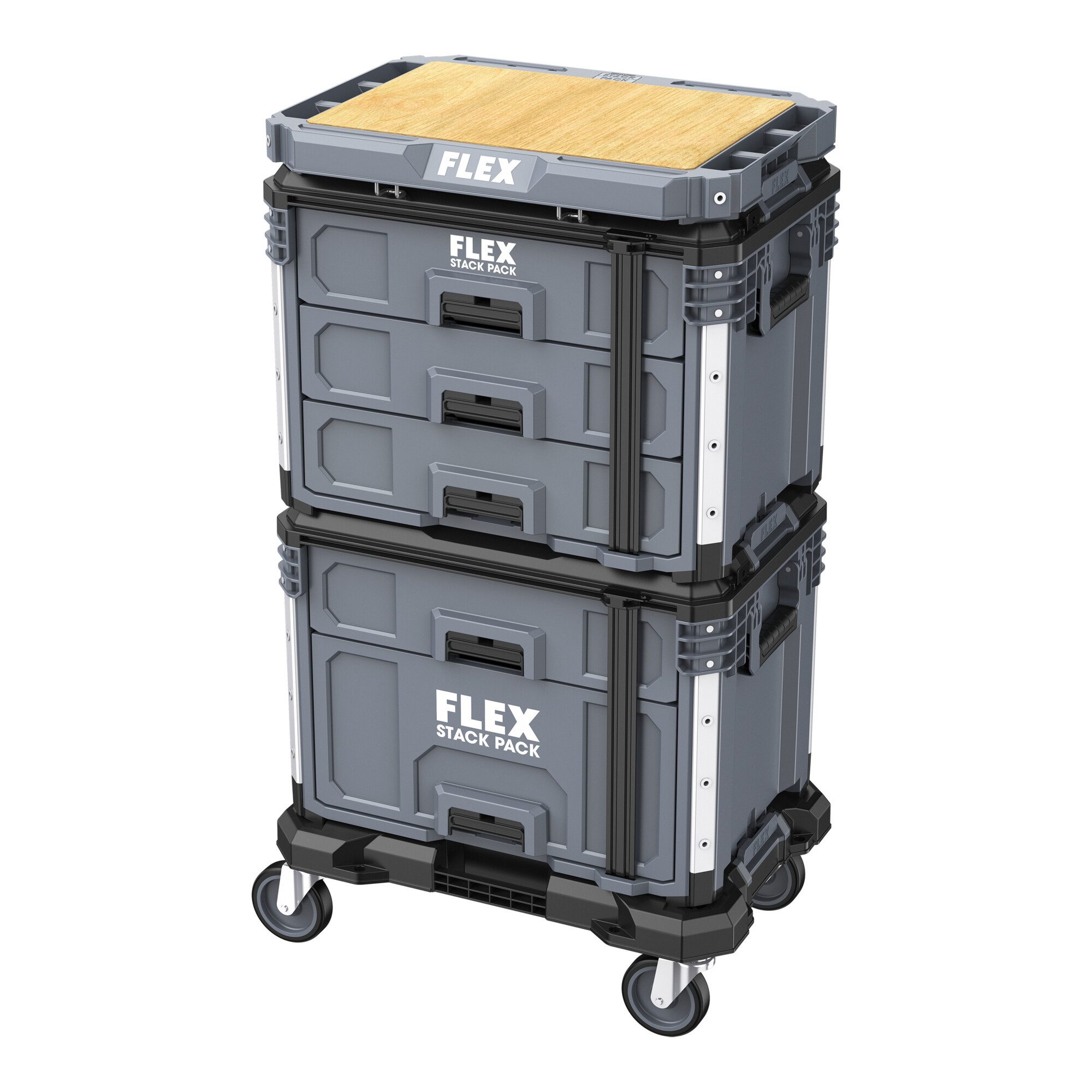Flex Werkzeugkoffer FLEX Transportkofferset 2 STACK PACK TKL SP SET 2