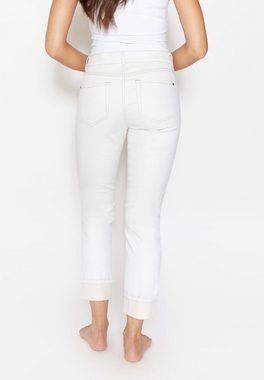 ANGELS Straight-Jeans 5-Pocket-Jeans Cici Cropped Zip