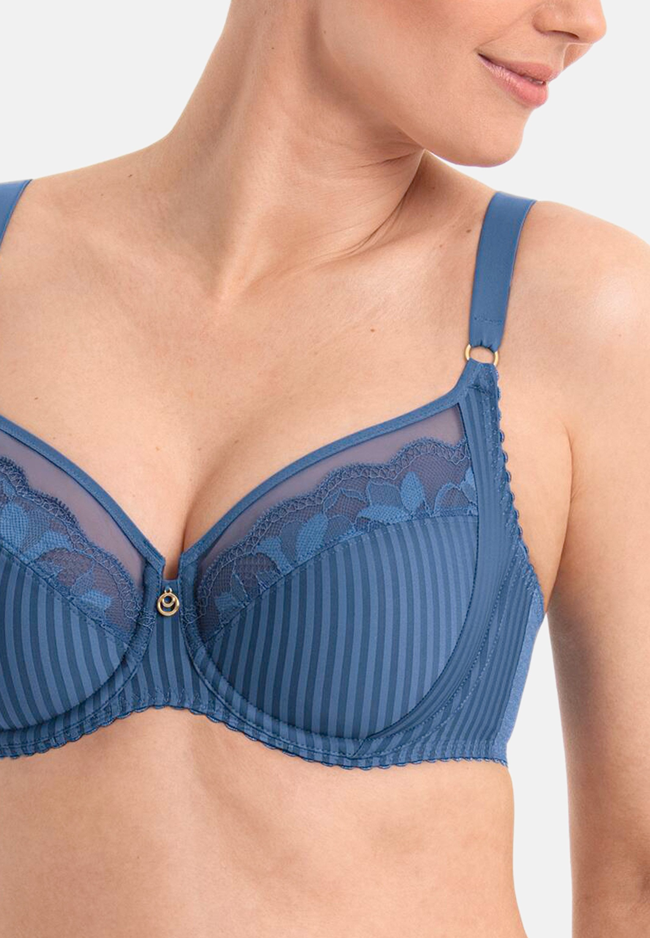 Rosa Faia Bügel-BH Sita (1-tlg) Bügel-BH - Leicht transparent - Obercup mit transparenter Spitze