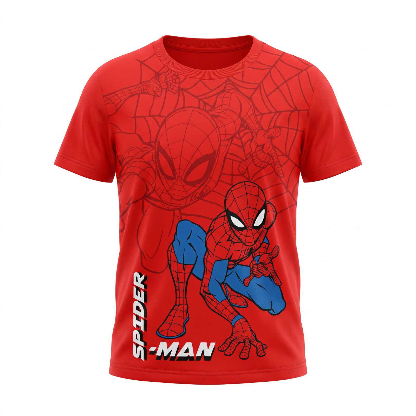 MARVEL Print-Shirt Marvel Spiderman Kinder Jungen T-Shirt Kurzarm Shirt Gr. 98 bis 128 (1-tlg) 100% Baumwolle