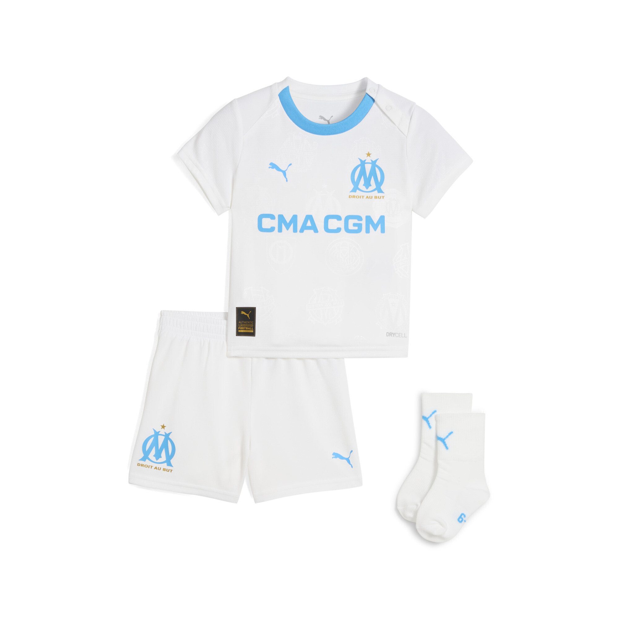 PUMA Trainingsanzug Olympique de Marseille 25/26 Heimtrikot-kit Kinder
