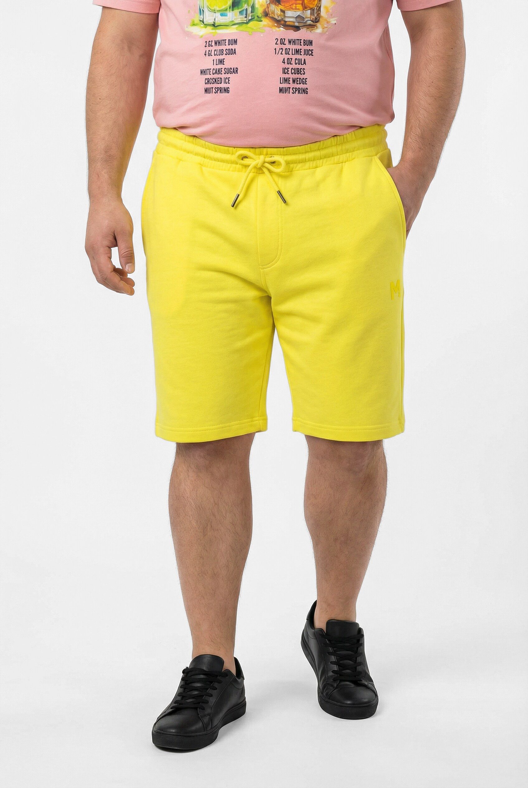 Men Plus Bermudas Sweatbermuda Basic Elastikbund