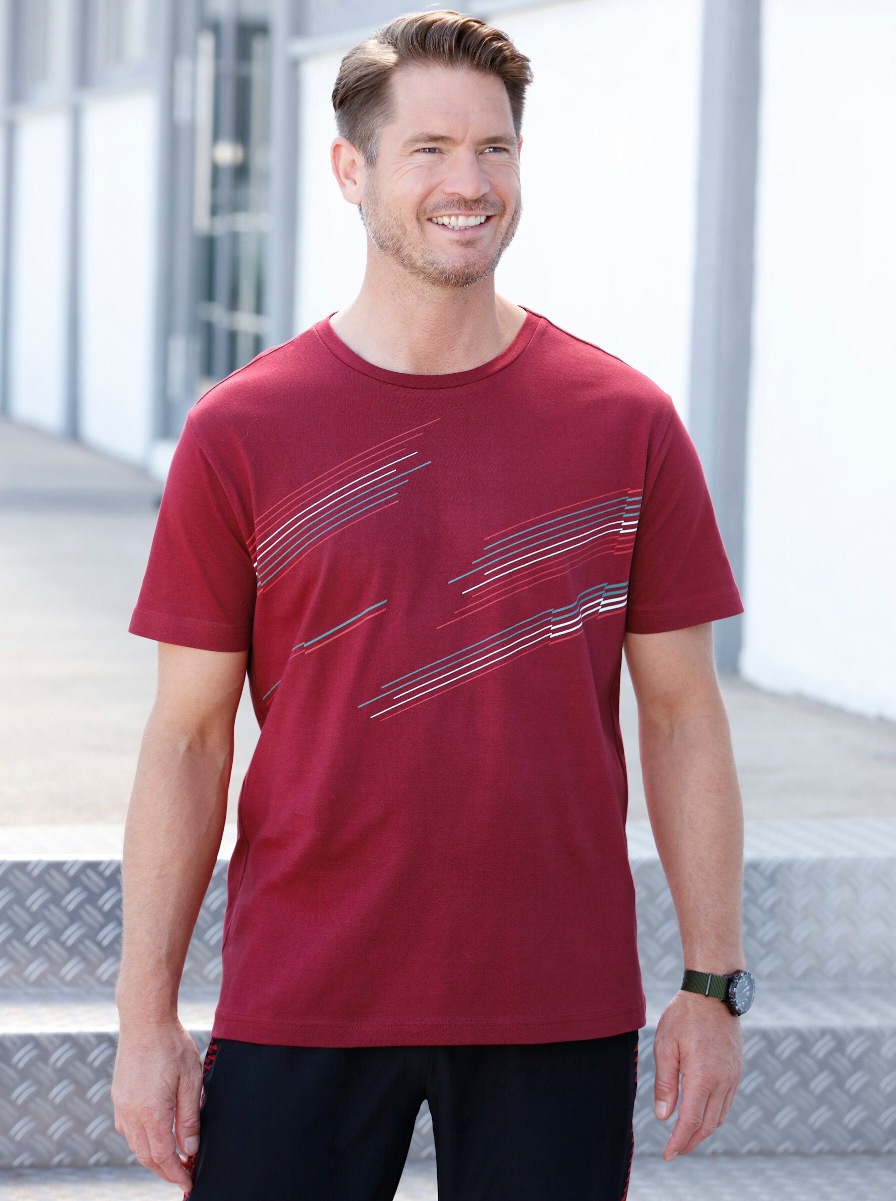 Classic Rundhalsshirt "Freizeitshirt", (1 tlg.) günstig online kaufen