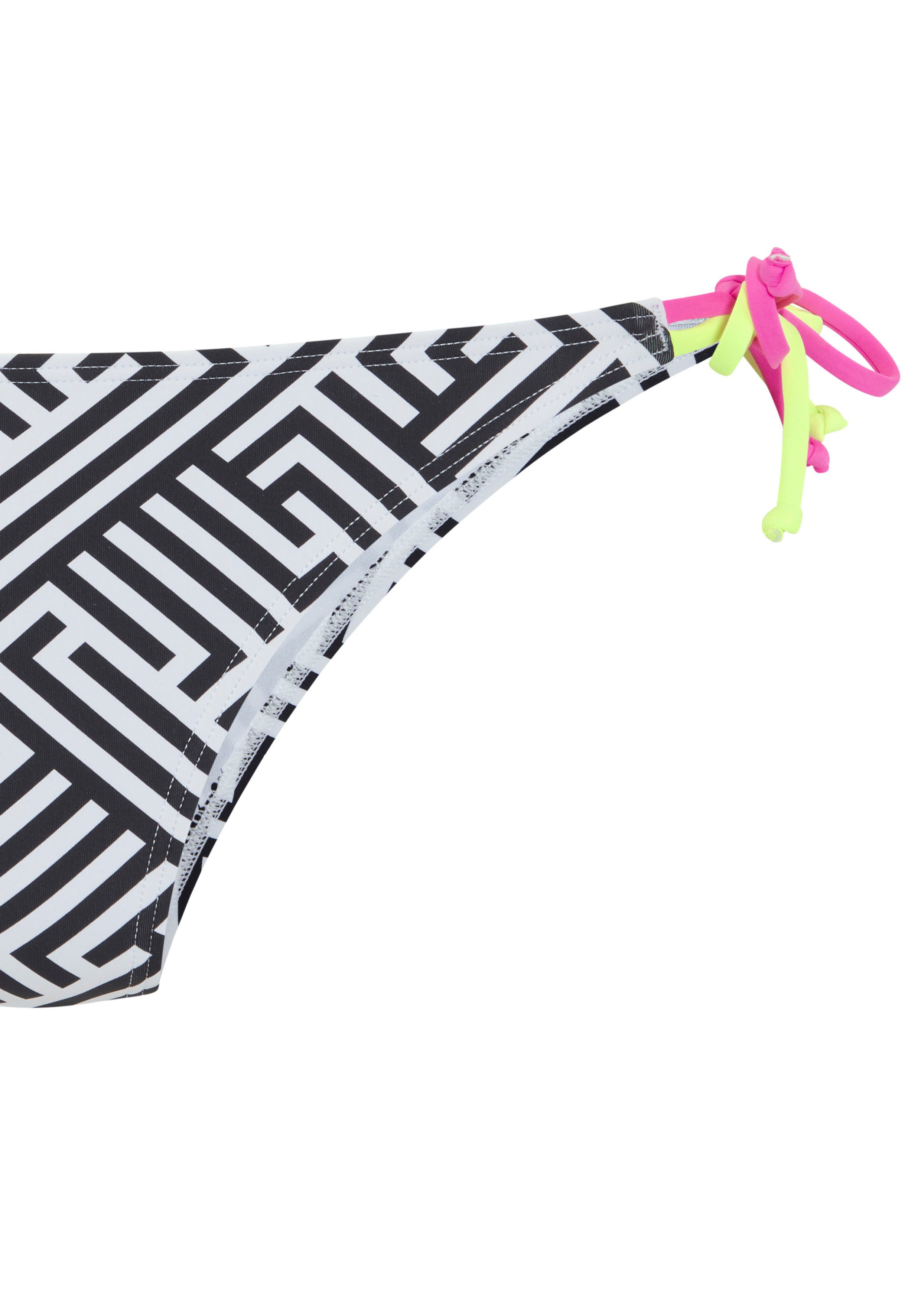 Buffalo Bikini-Hose Gioletta Mit kontrastfarbigen Bindebändern