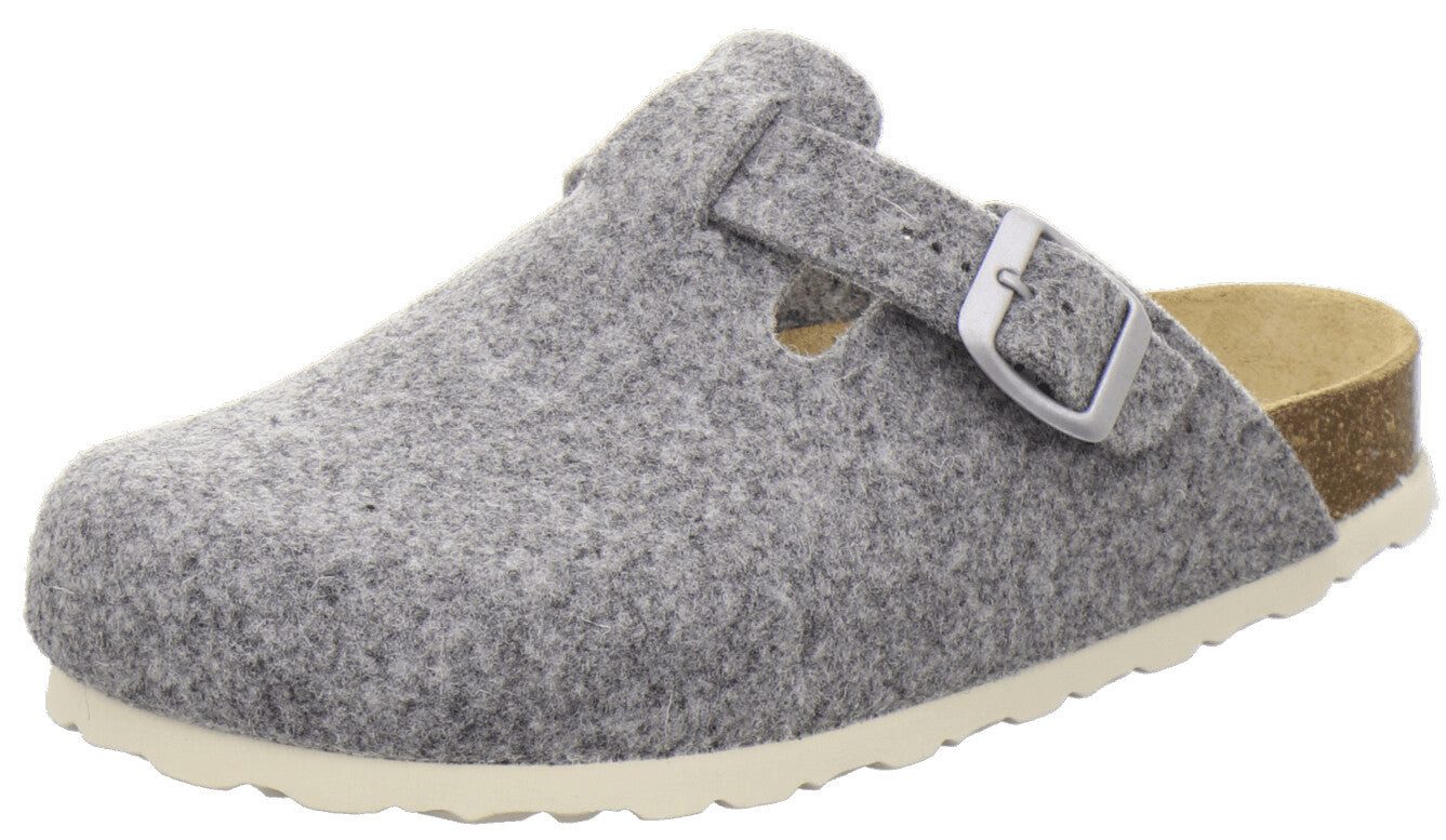 AFS-Schuhe Damen Filz Hausschuh im Clog-Stil mit Fußbett, Made in Germany