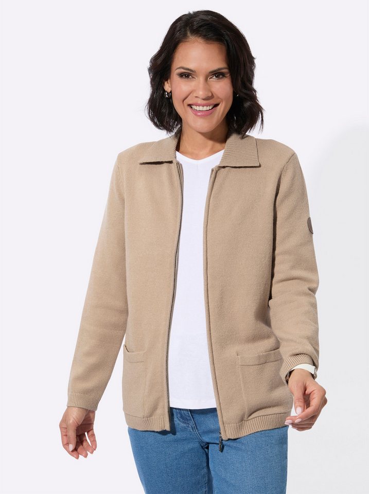 Witt Strickjacke Strickjacke Langarm Jersey