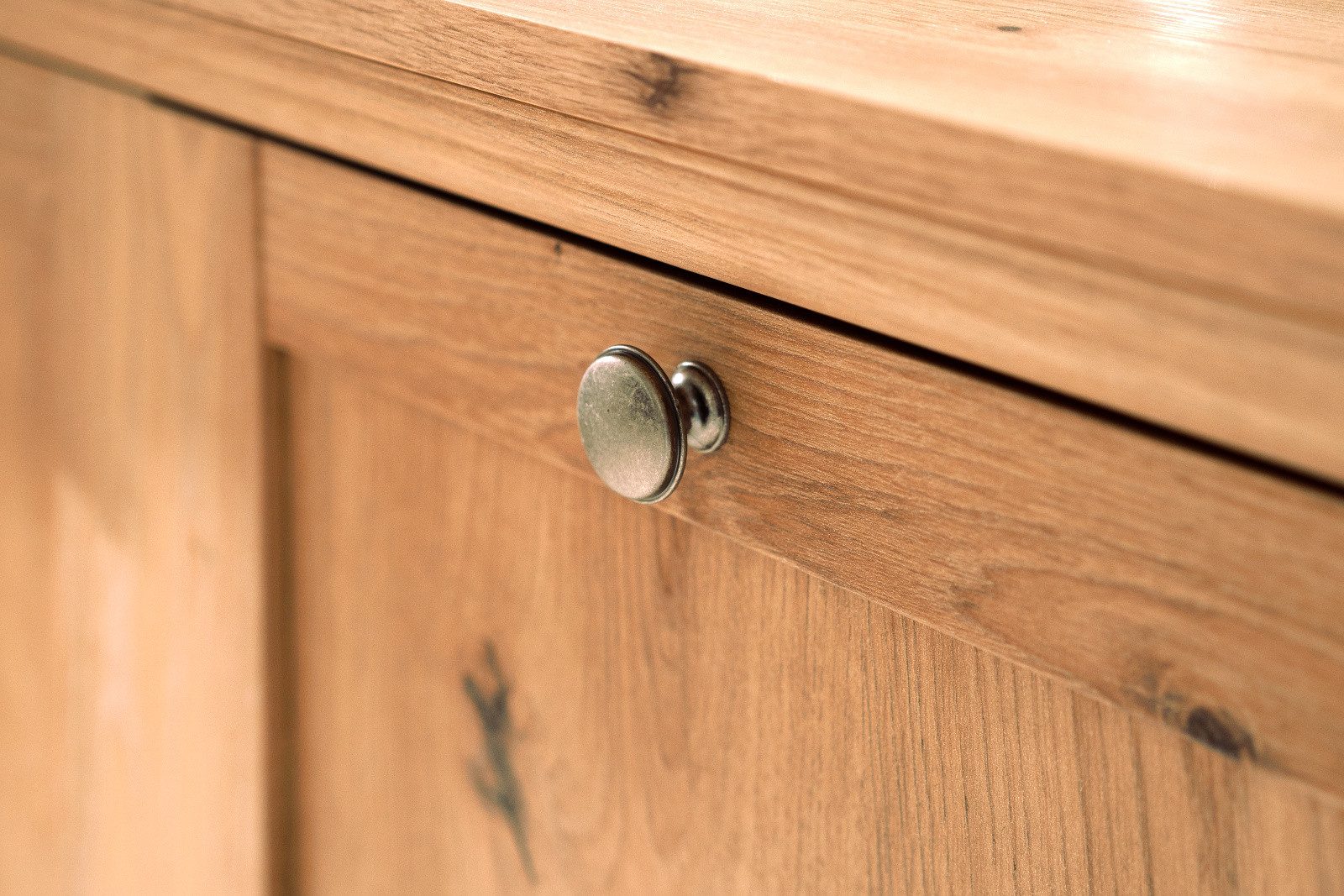 Inn.Furn Kommode Rubik (in Eiche Artisan, 80 cm Landhaus-Stil), flexible Inneneinteilung