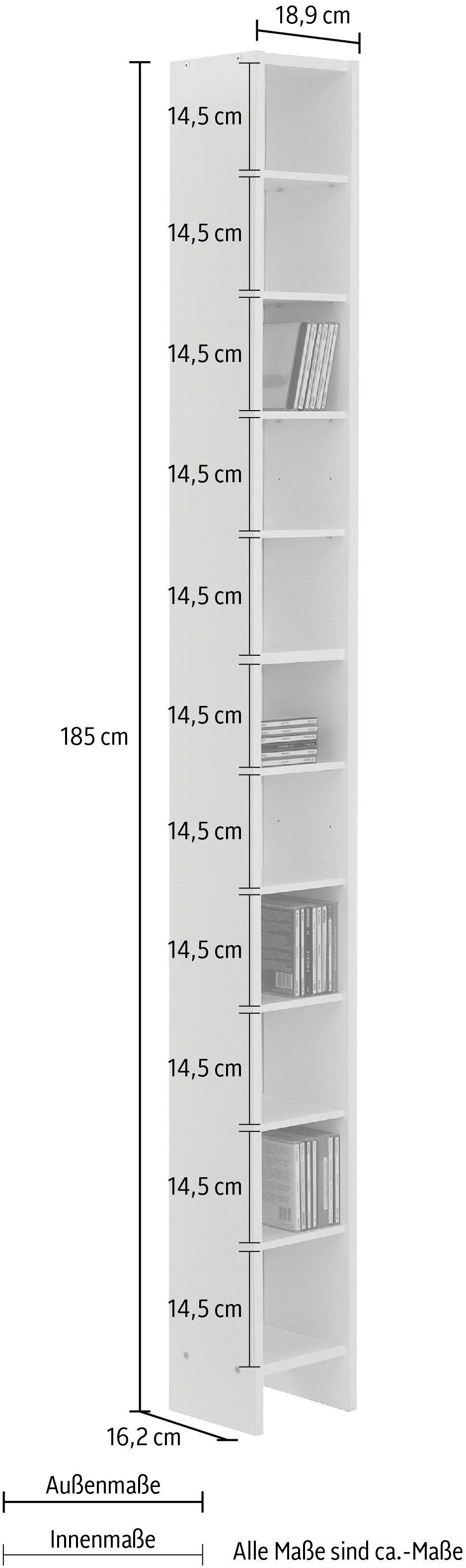 FMD Wandregal Hallo 2 günstig online kaufen