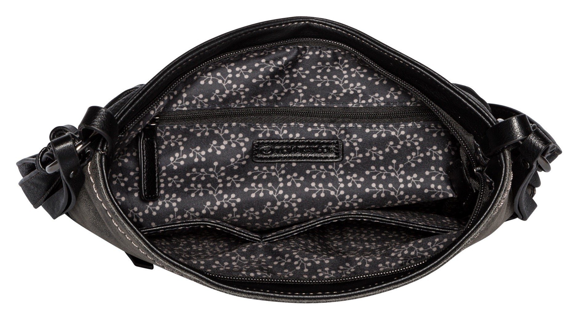 TOM TAILOR Umhängetasche ELIN, mit seitlichen Zierbändern