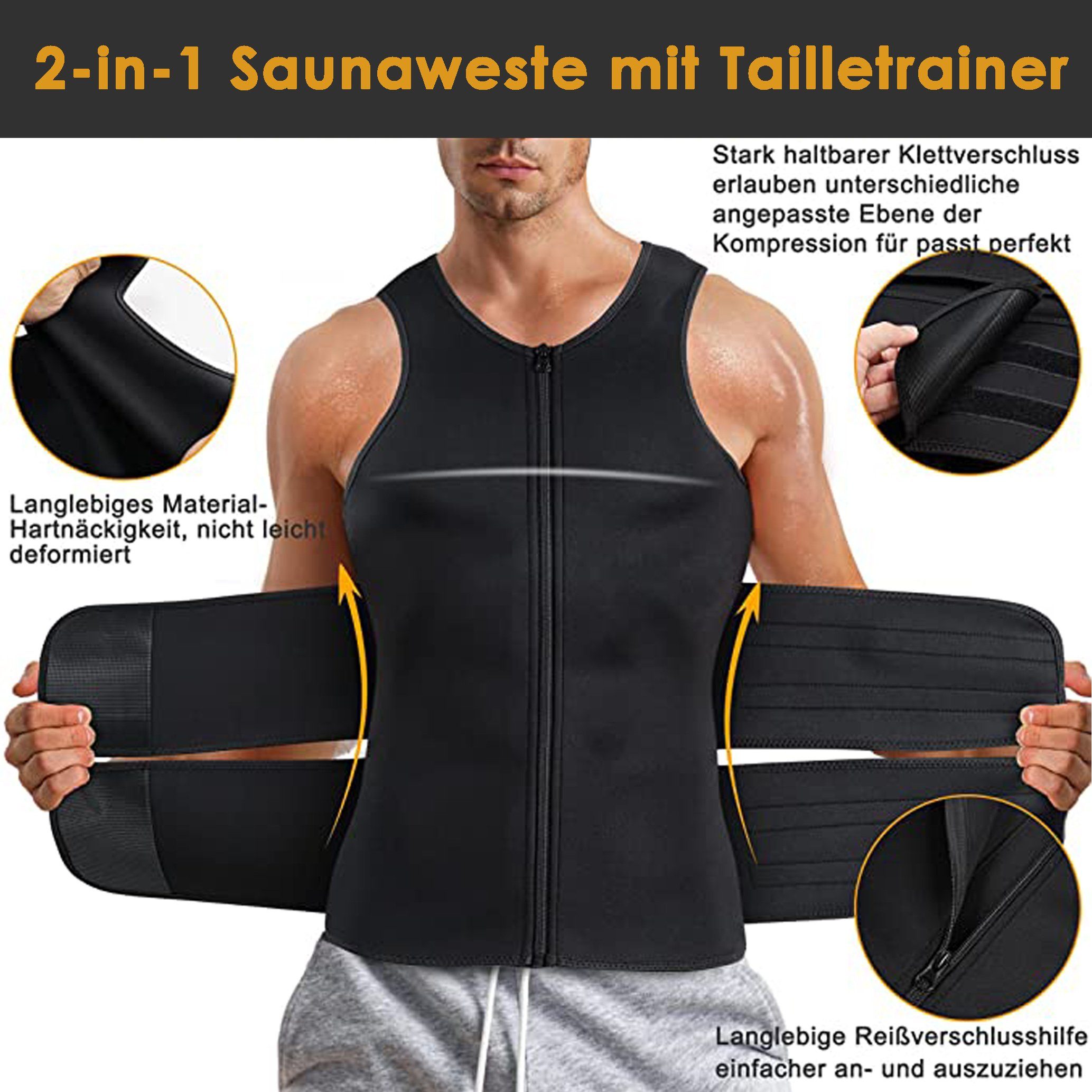 GOLDEN Bauchweggürtel Fitnessgürtel Schwitzgürtel Bauchweg Abnehmen Taillet günstig online kaufen
