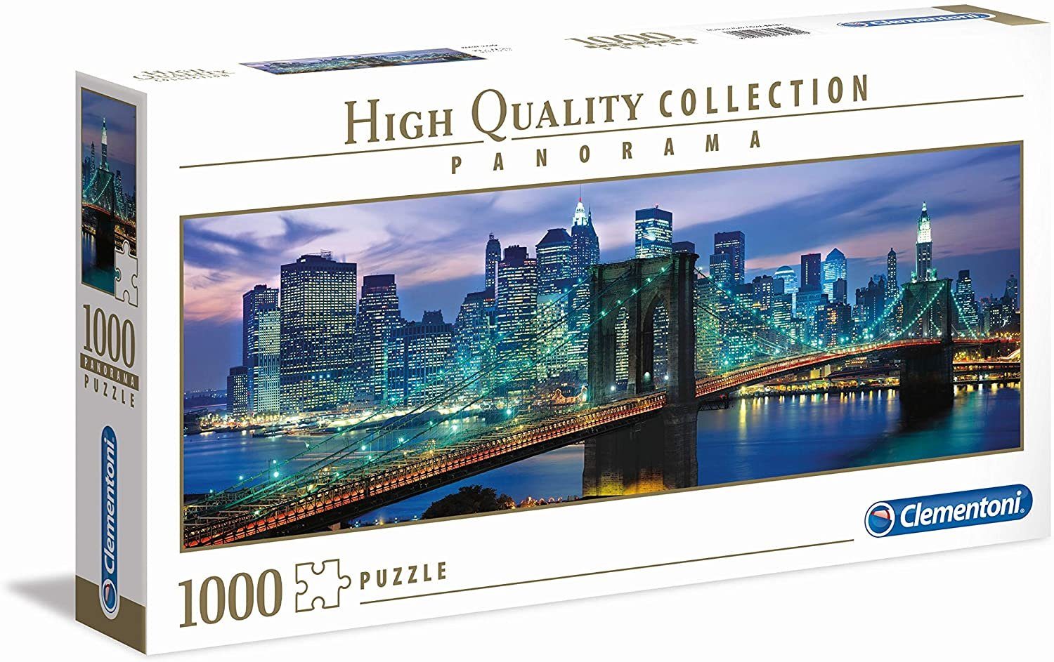 Clementoni® Puzzle Clementoni 39434 New York, Panorama, 1000 Teile, 1000 Puzzleteile