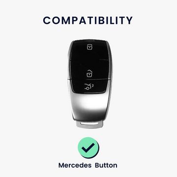 kwmobile Schlüsseltasche Autoschlüssel Hülle für Mercedes Benz (1-tlg), Hardcover Schutzhülle - Schlüsselhülle Cover Case