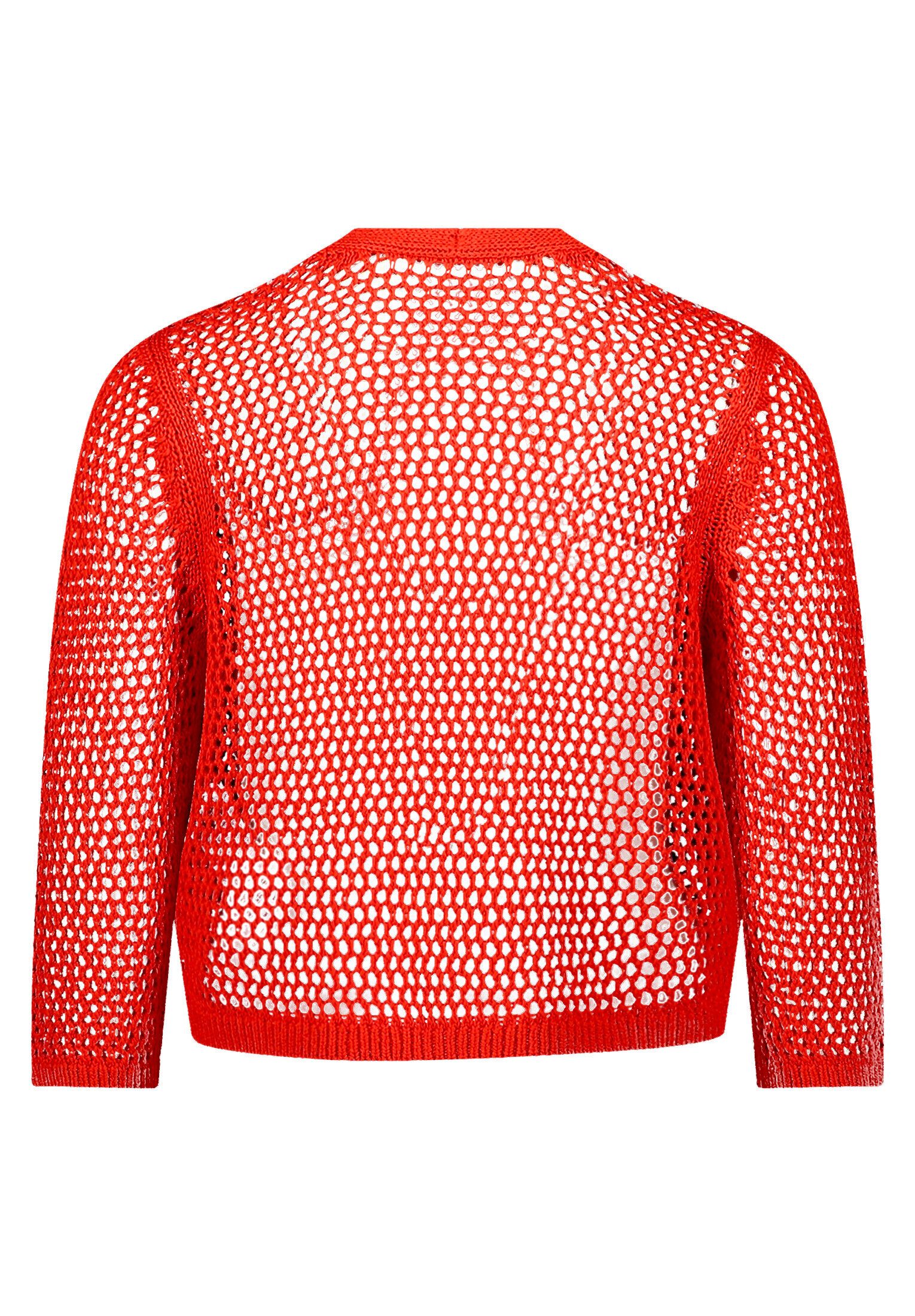 Betty Barclay Strickjacke Damen mit Lochmuster (1-tlg)