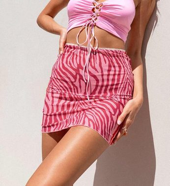 KIKI Minirock Modischer Sommer-Minirock für Damen für den Urlaub am Meer