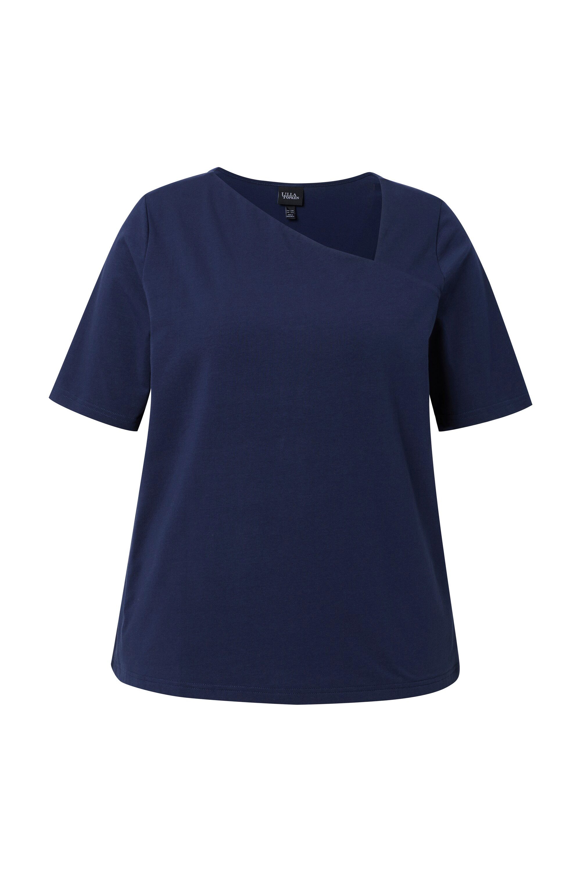 T-Shirt T-Shirt Classic asymmetrischer V-Ausschnitt