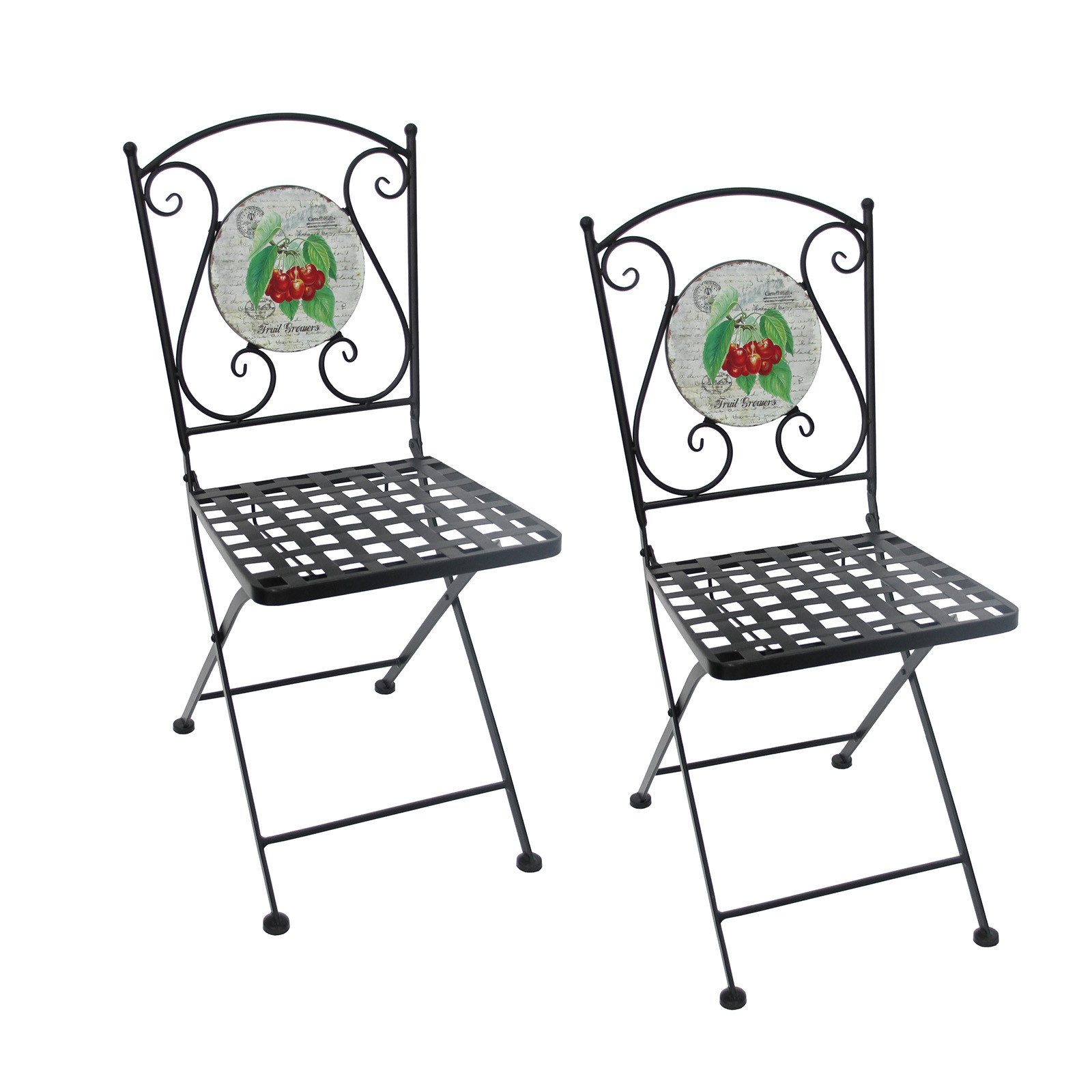 Gartenstuhl Gartenstühle 2 Stück Celia Kirschen