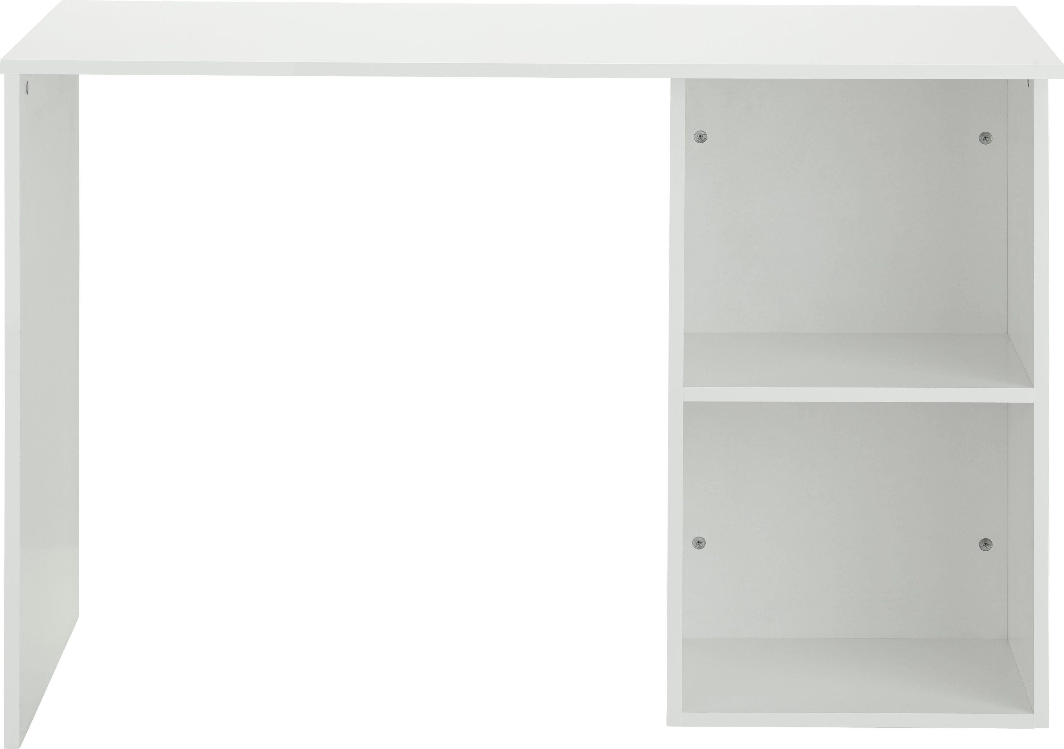 110 cm Tecnos Schreibtisch Hochglanz weiß Conti, Breite