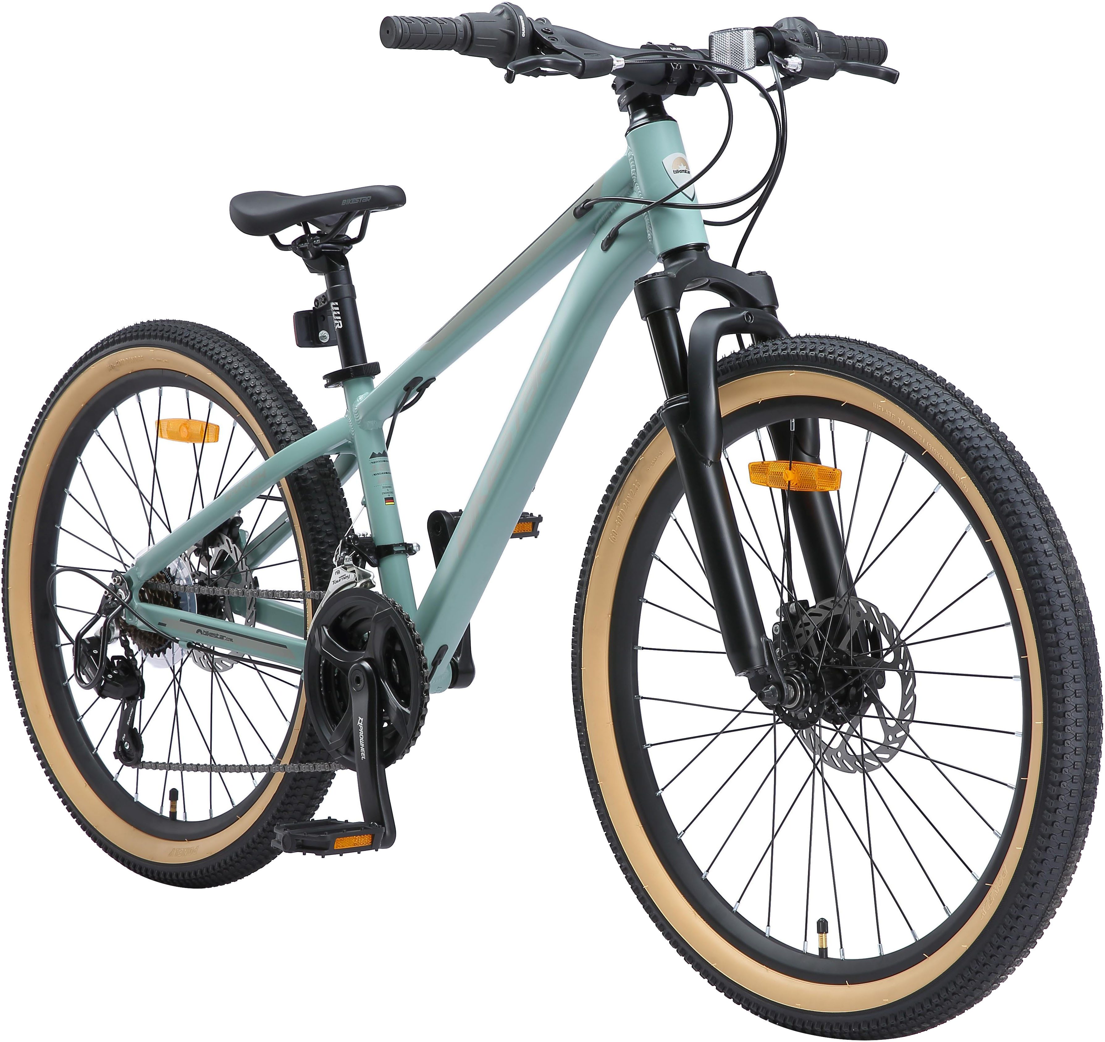 Bikestar Jugendfahrrad, 21 Gang Shimano RD-TY21 Schaltwerk, Kettenschaltung