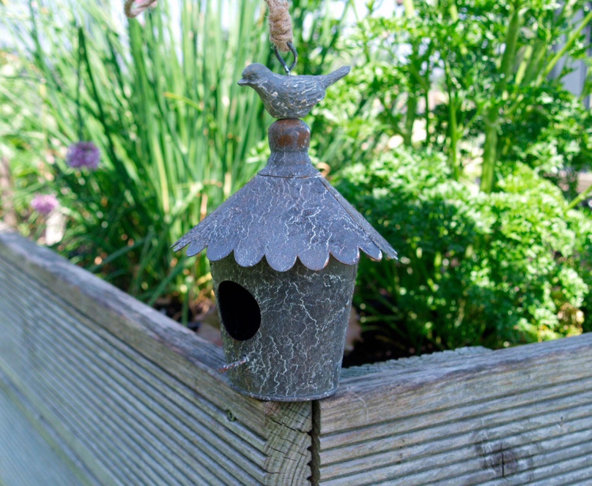 hängen aus rund Outdoor Haus Vogelhaus, zum Metall Ambiente - geeignet