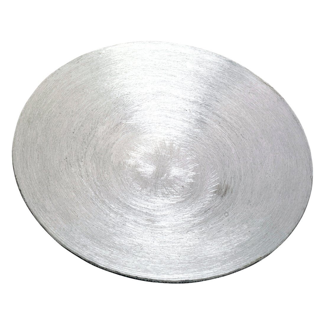 Ø12,5cm Kerzenteller Kerzenhalter NKlaus Silber Aluminium Kerzentablett