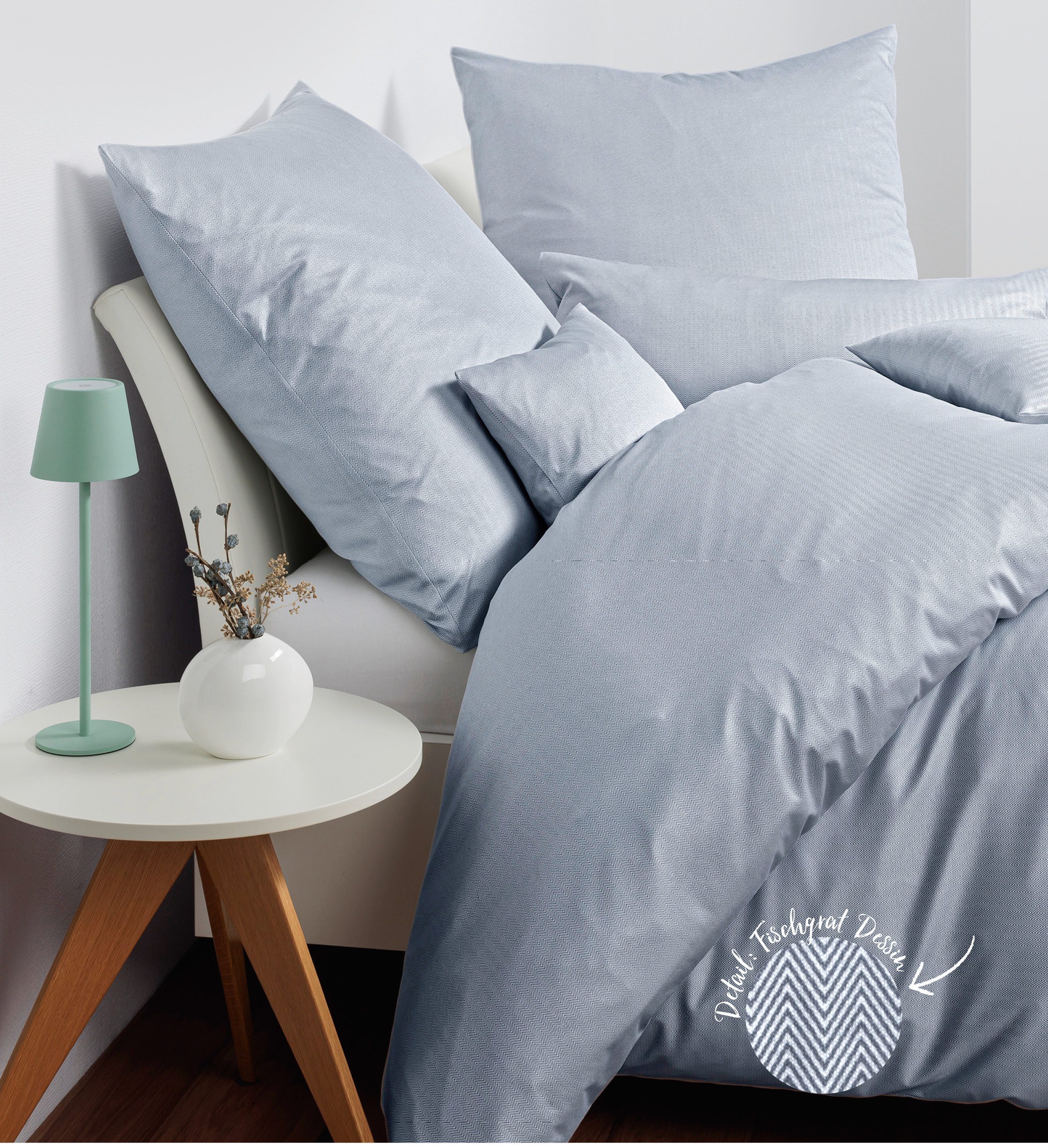 Janine Bettwäsche Interlock-Jersey59000 3, Interlock-Jersey, mit Reissverschluss