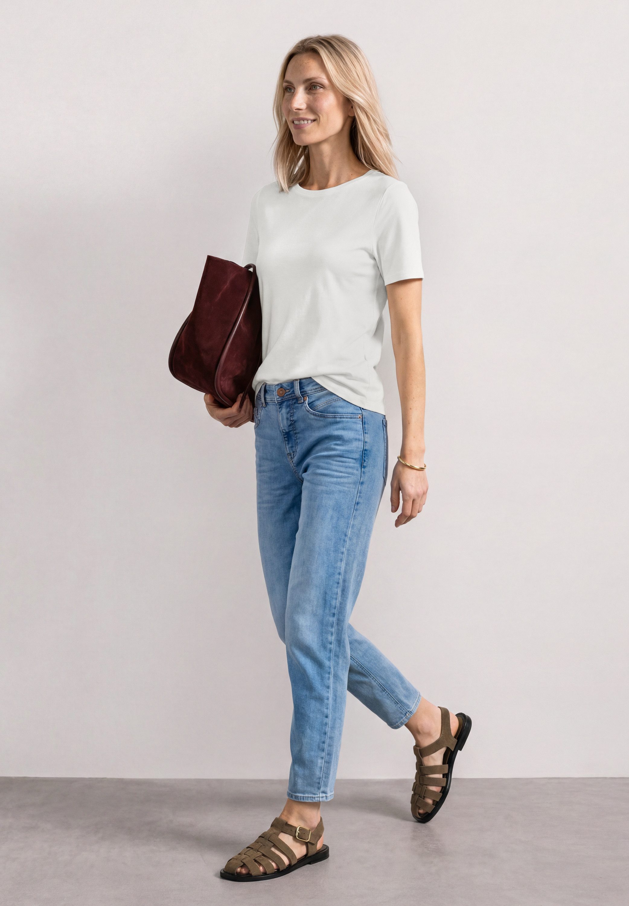 STREET ONE T-Shirt im soften Baumwoll-Mix