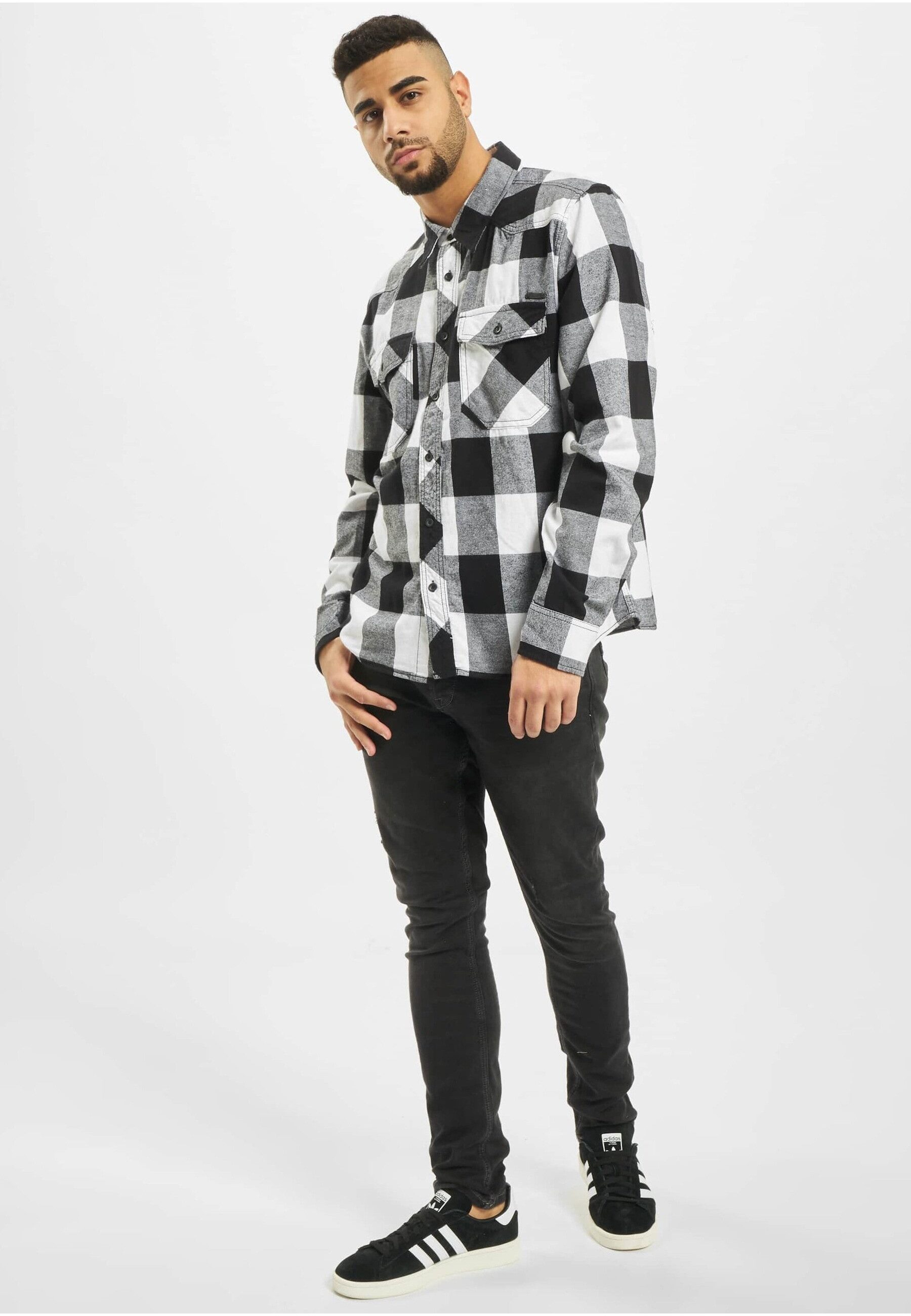 Brandit Langarmhemd Brandit Herren Checked Shirt (1-tlg)