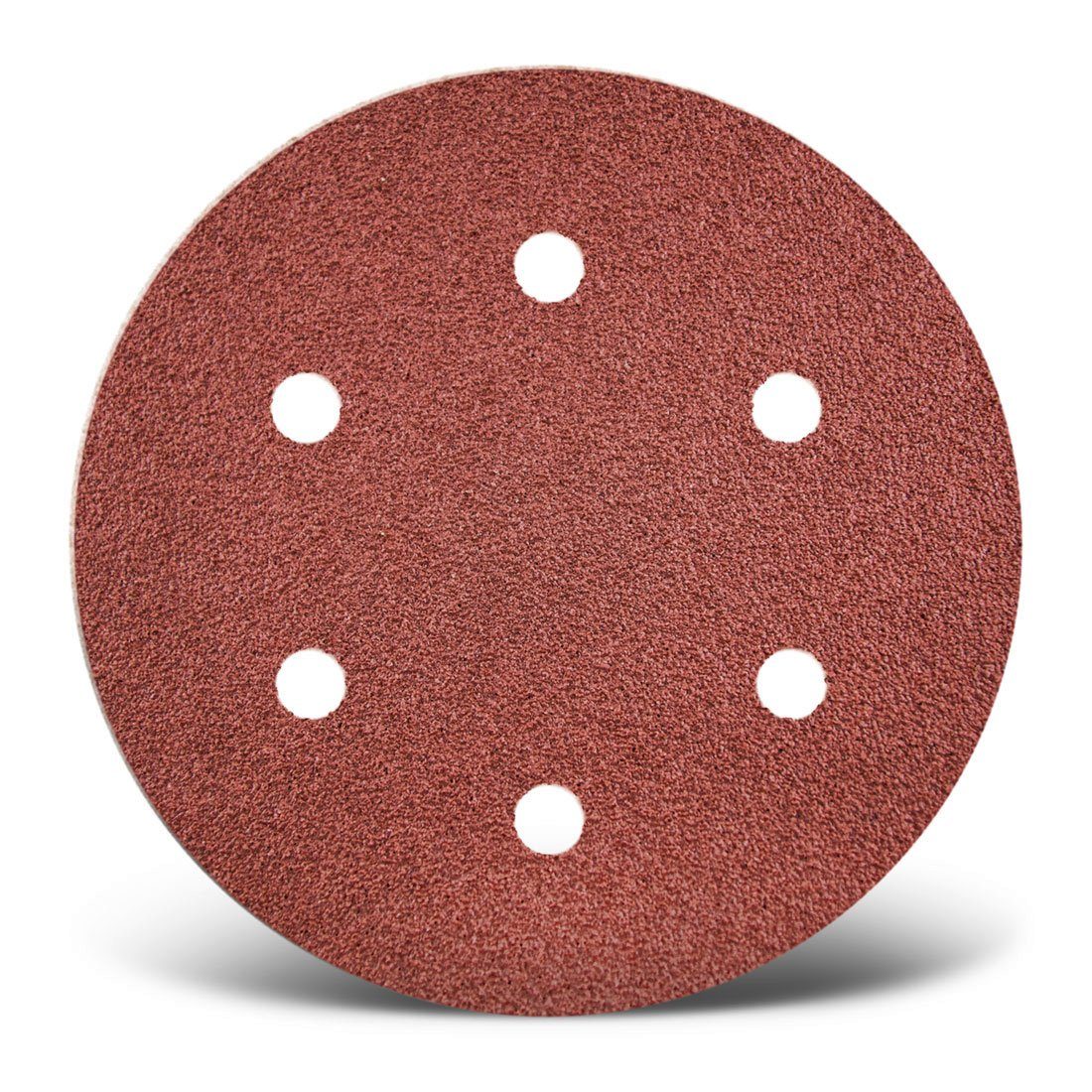 MENZER Schleifscheibe Ø 150 mm 6-Loch Klett-Schleifscheiben für Exzenterschleifer, Normalkorund, 25 Stk., K36