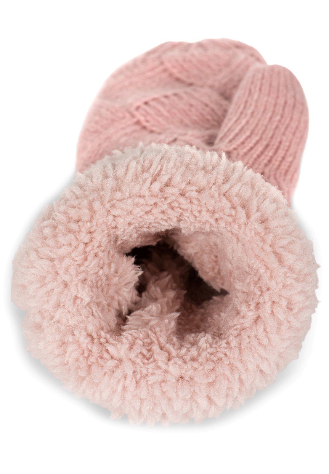 styleBREAKER Fäustlinge Strickhandschuhe Fäustlinge mit Rauten günstig online kaufen