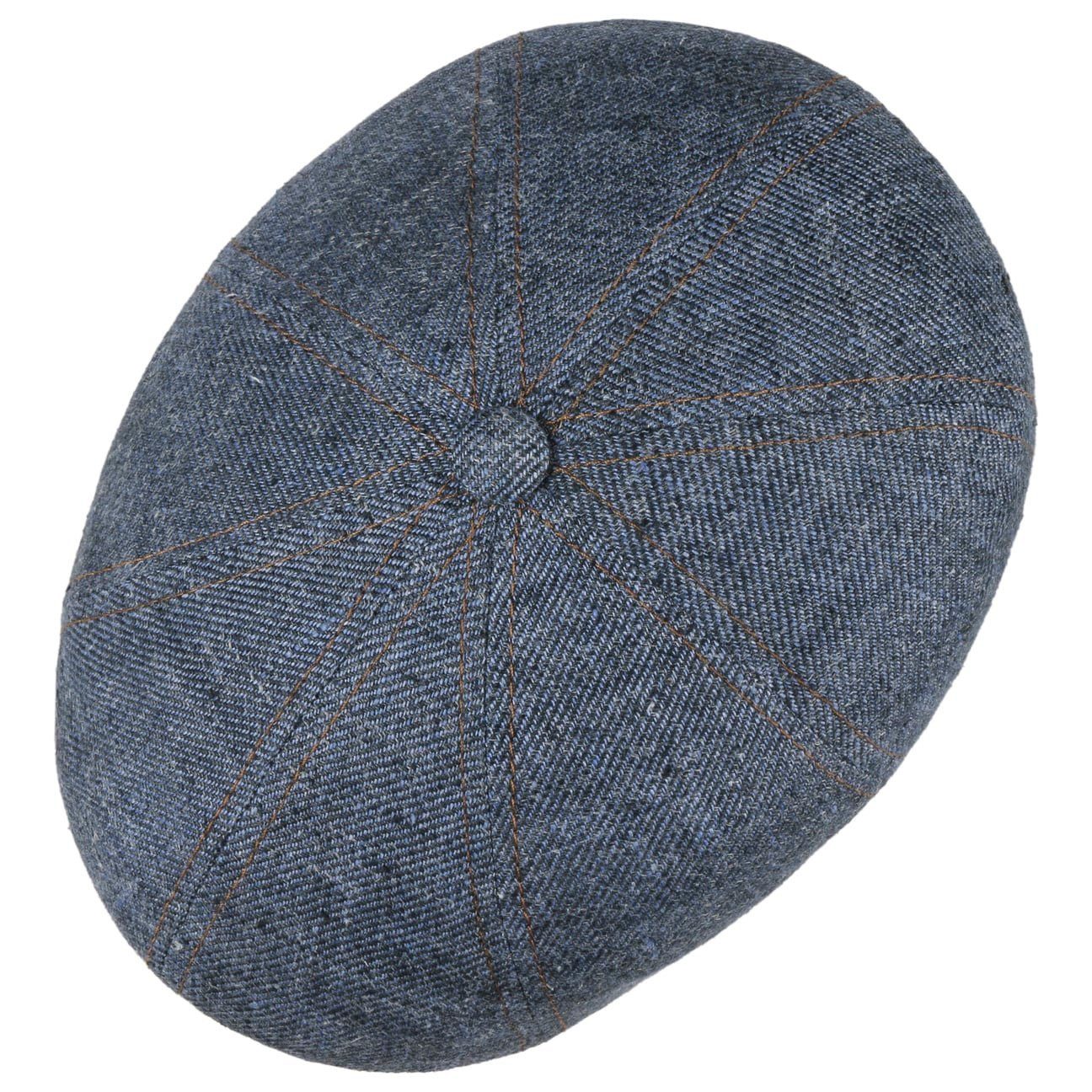 Stetson Flat Cap (1-St) Schirmmütze mit Schirm, Made in Germany