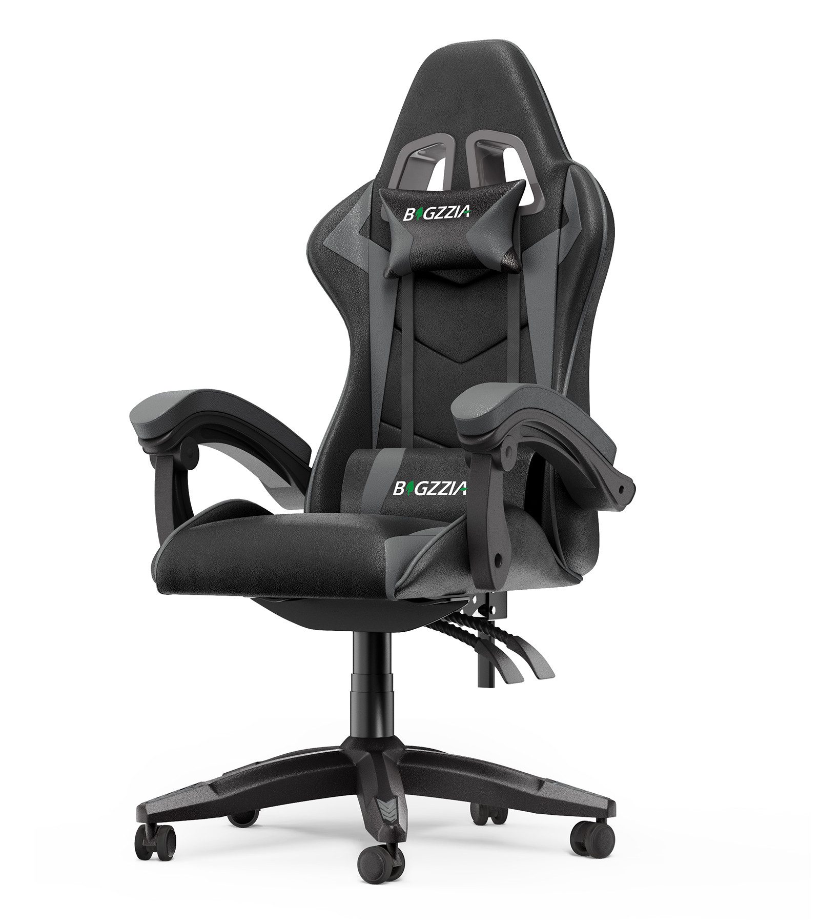 BIGZZIA Gaming-Stuhl Bürostuhl Ergonomisch mit Lendenkissen günstig online kaufen