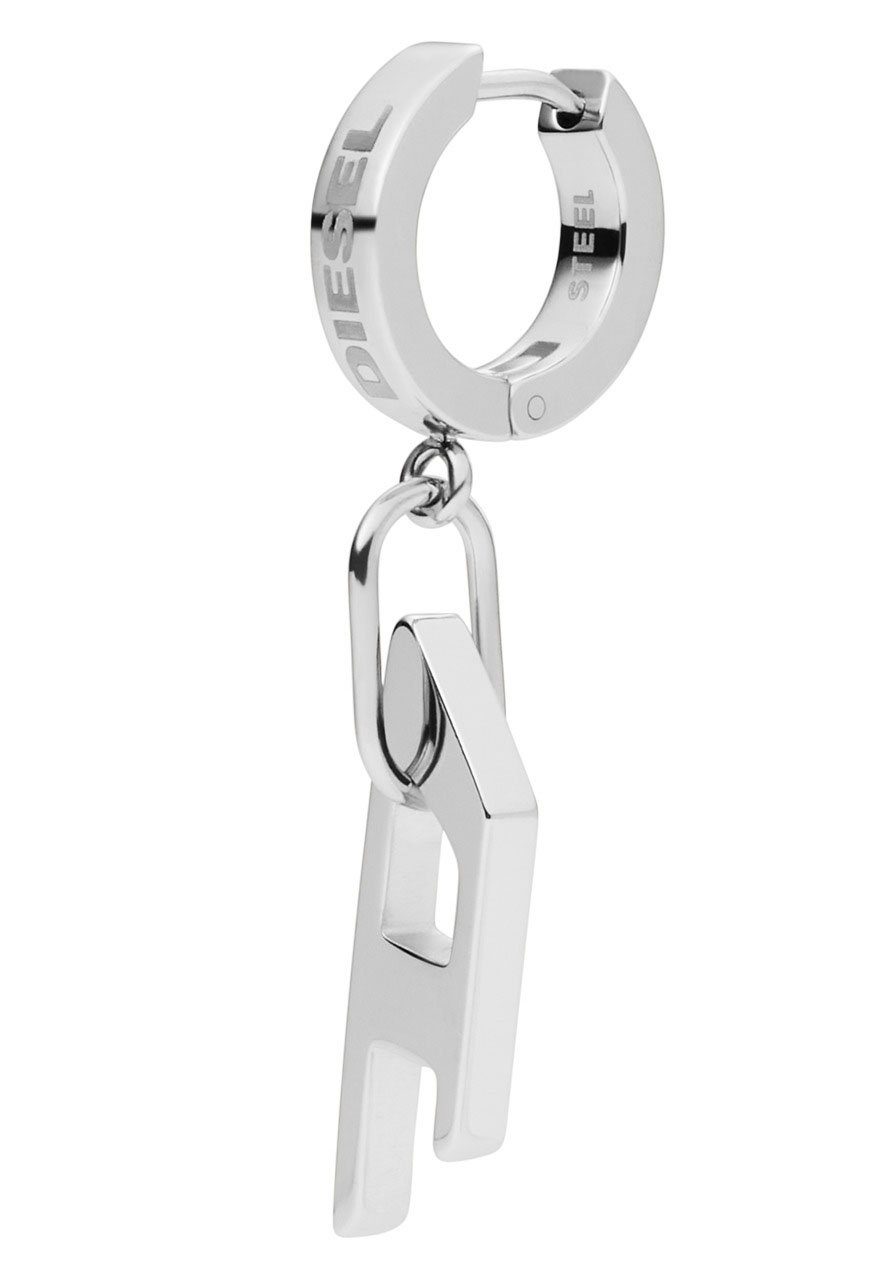 Diesel Single-Creole Schmuck Edelstahl Ohrschmuck Ohrringe günstig online kaufen