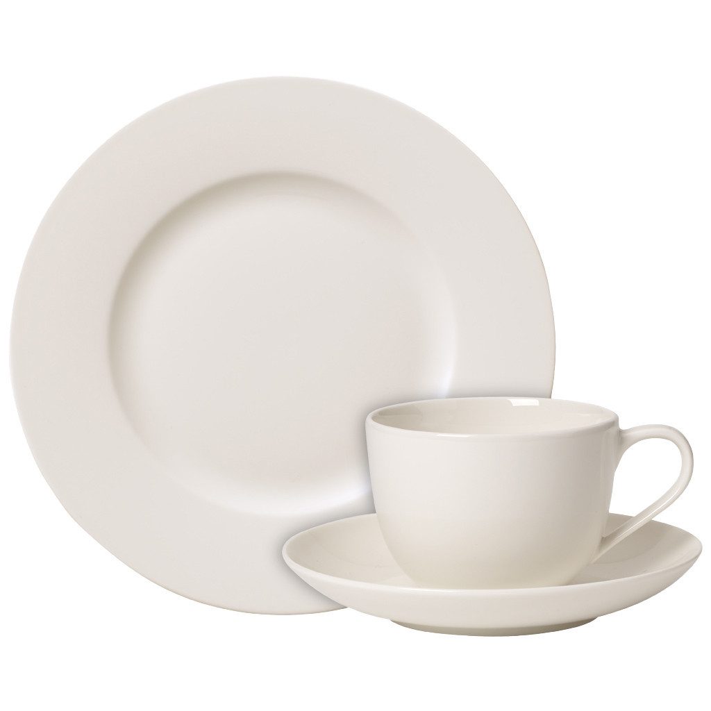 Villeroy & Boch Kaffeeservice For Me Kaffeeservice 12-teilig (12-tlg), 4 Personen, Porzellan, Premium Porcelain, mikrow.- & spülm.sicher, Made in Germany