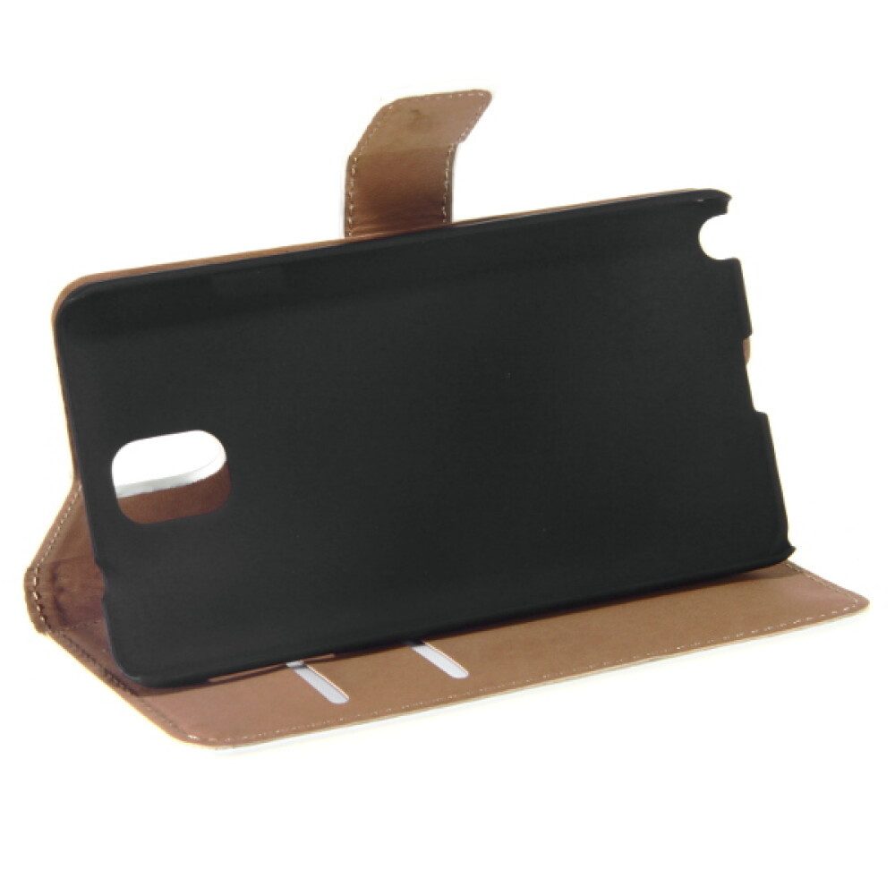 Handytasche Book Case Handyhülle für Samsung Galaxy Note 3 Weiß Leder 425071054732 (Book Cover)