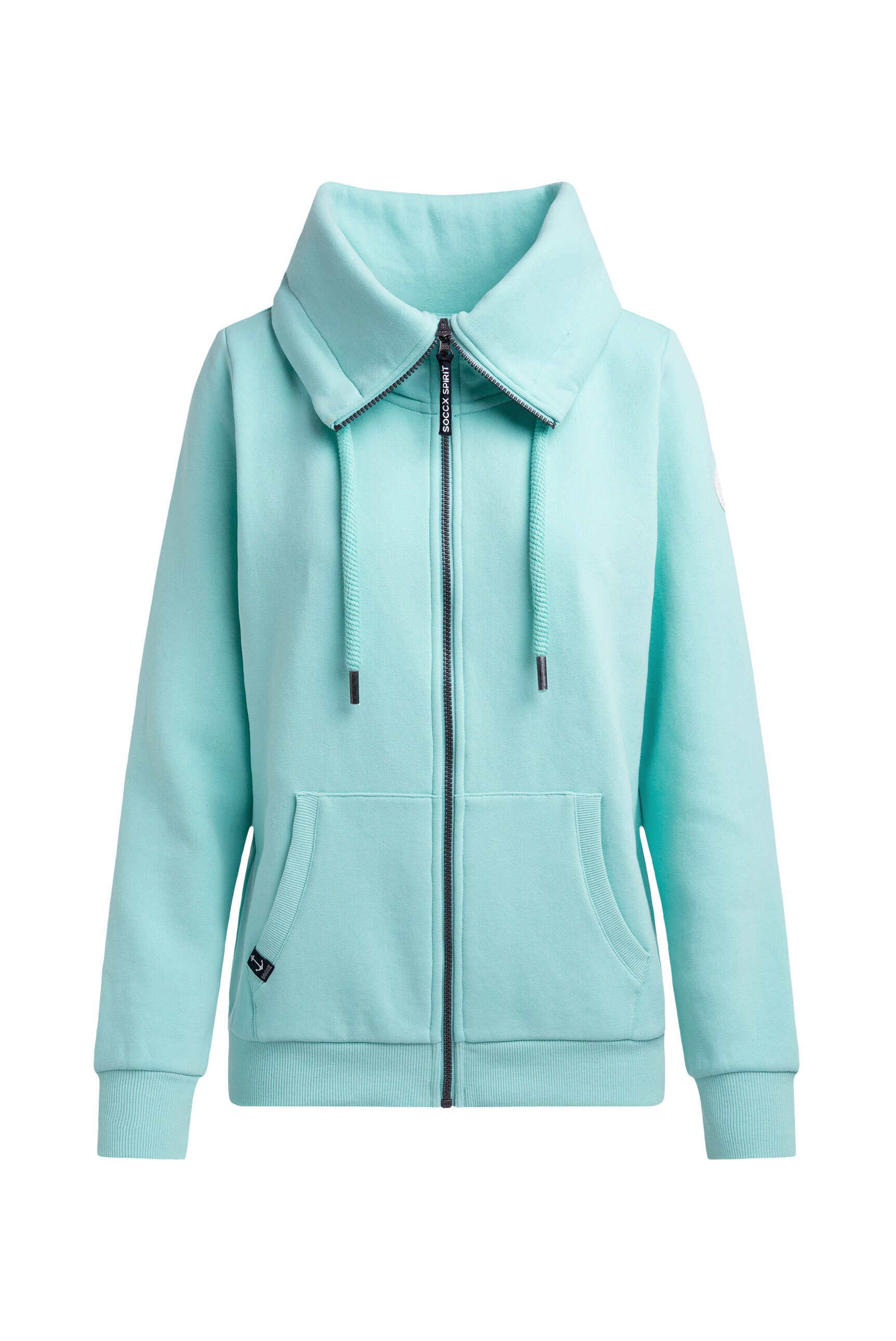 SOCCX Sweatjacke mit weicher Innenseite günstig online kaufen
