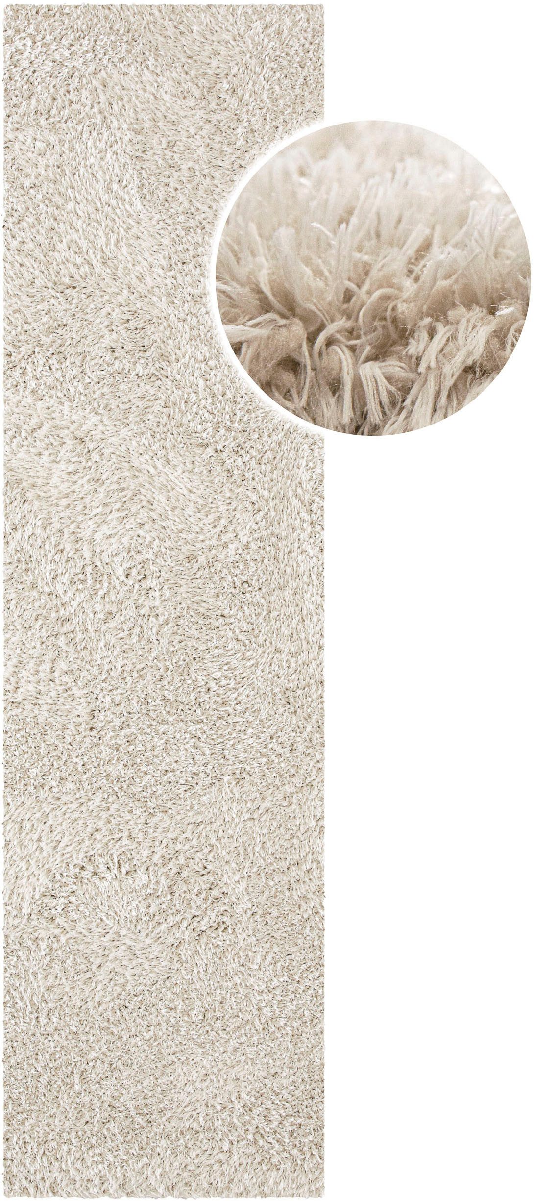 Esprit Hochflor-Teppich YOGI ESP-096, rechteckig, Höhe: 50 mm, Läufer, flauschiger weicher Flor aus 100% recyceltem PET, Wohnzimmer. Reduzierter Preis € 73,95. Unverbindliche Preisempfehlung € 109,00