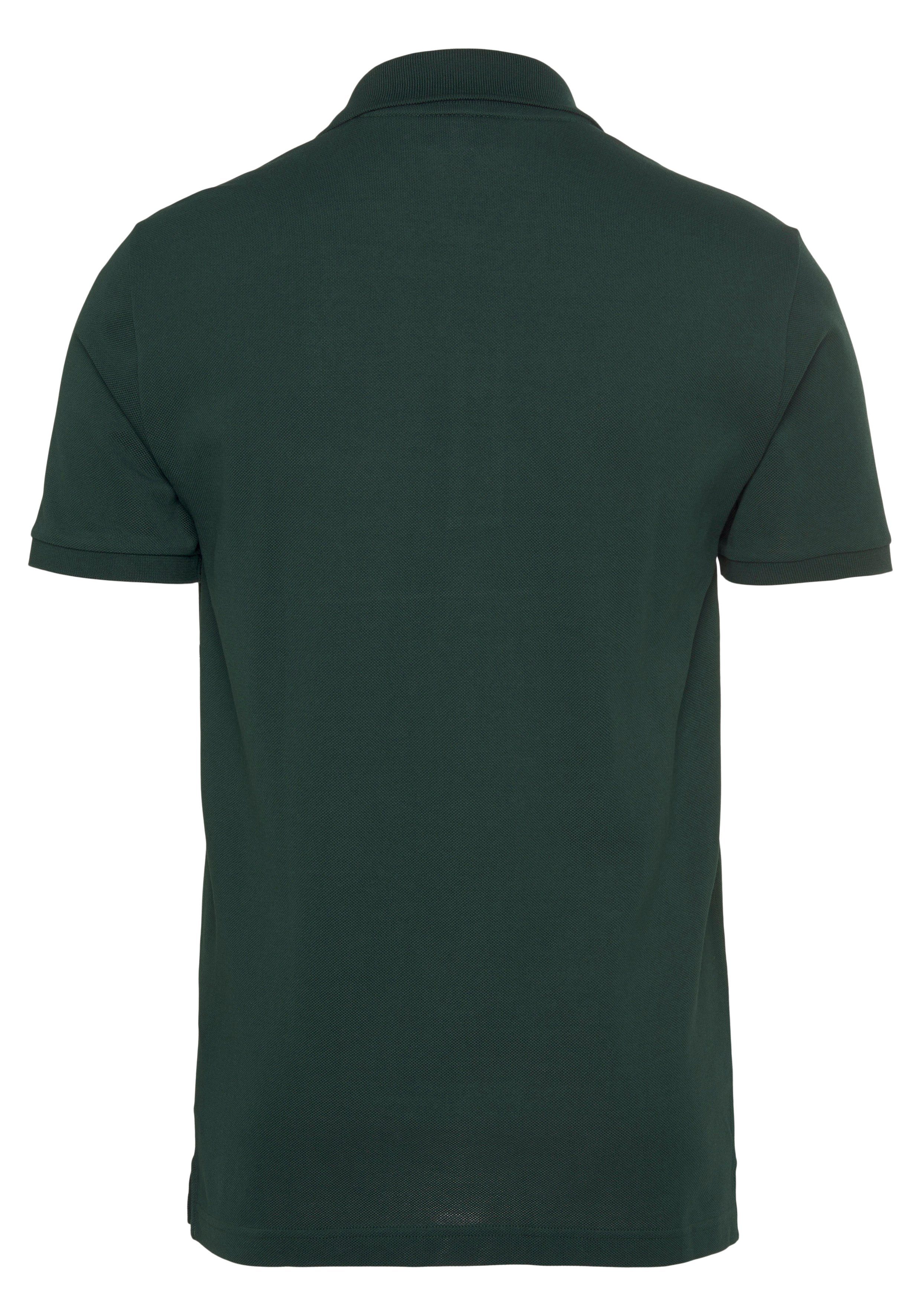 Logostickerei Poloshirt (1-tlg) Lacoste mit green